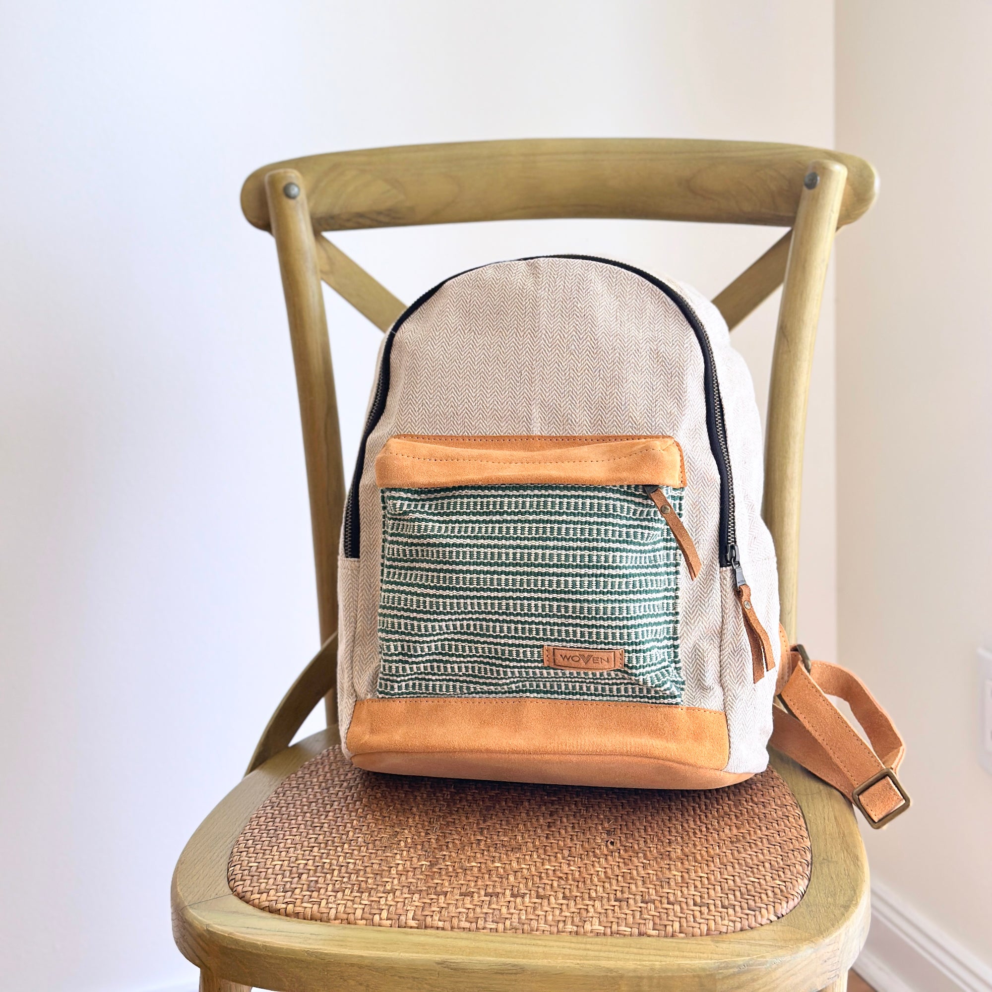 Woven 14" Laptop Backpack - Ethnics
