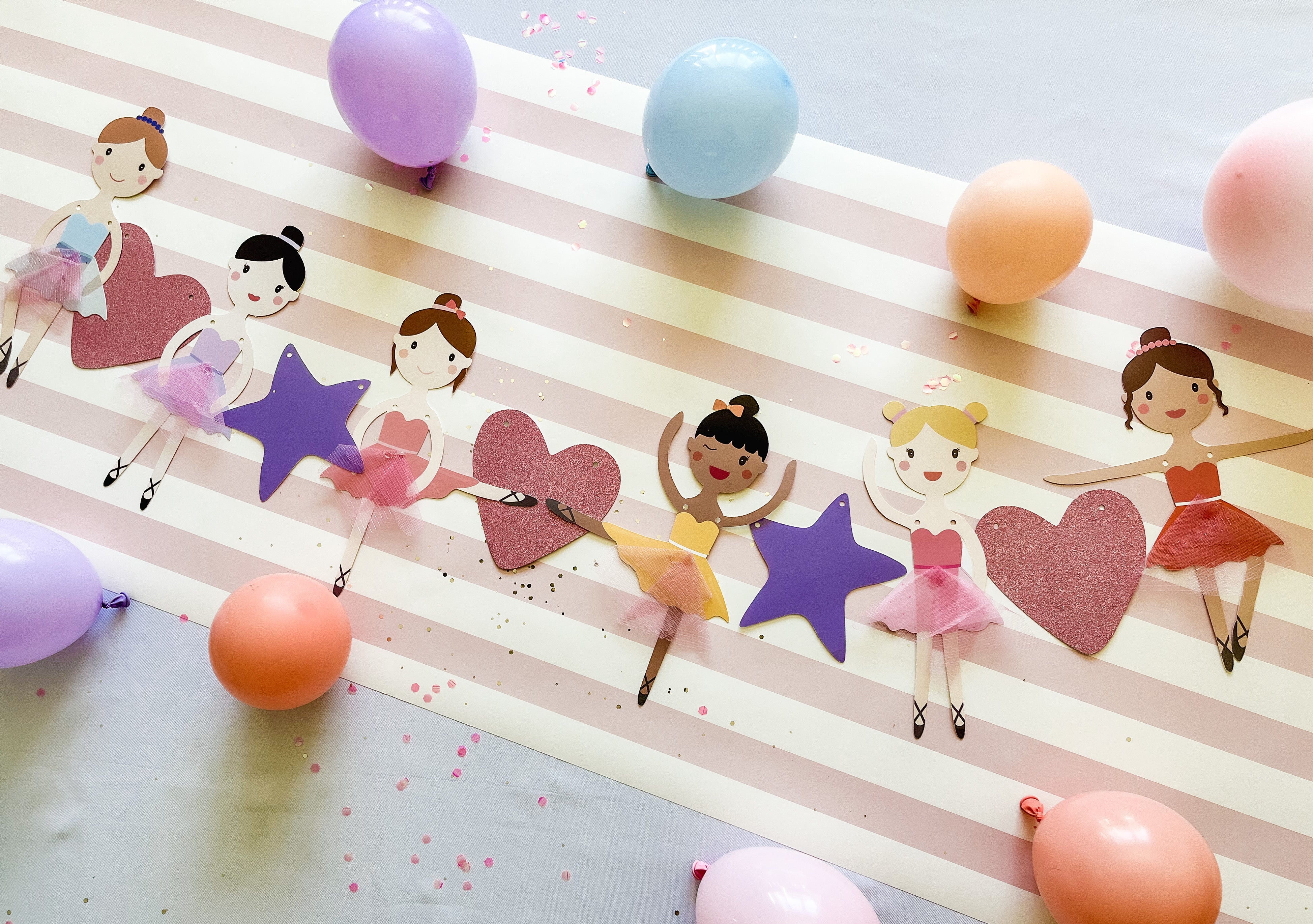 Ballet Glitter Banner