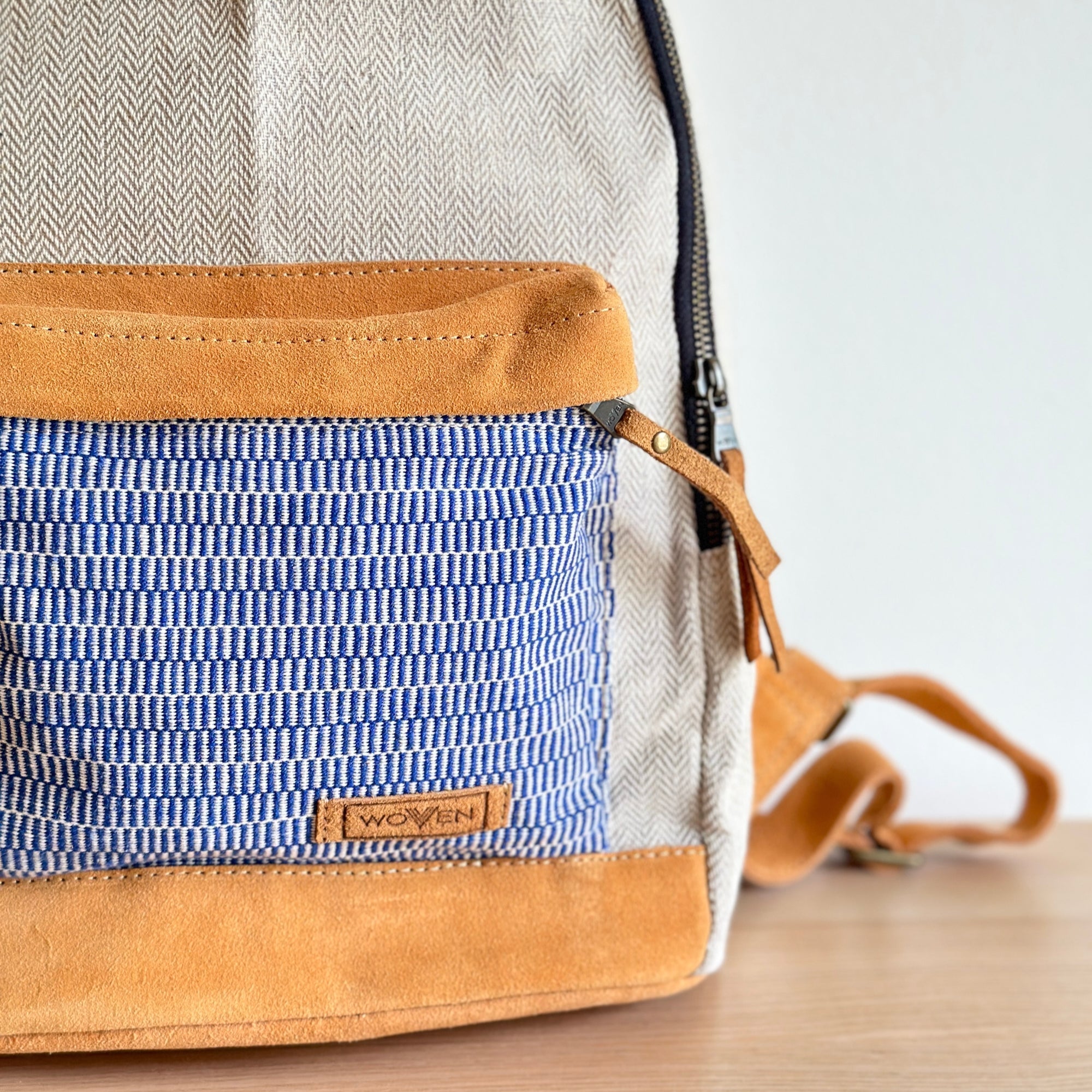 Woven 14" Laptop Backpack - Stripe
