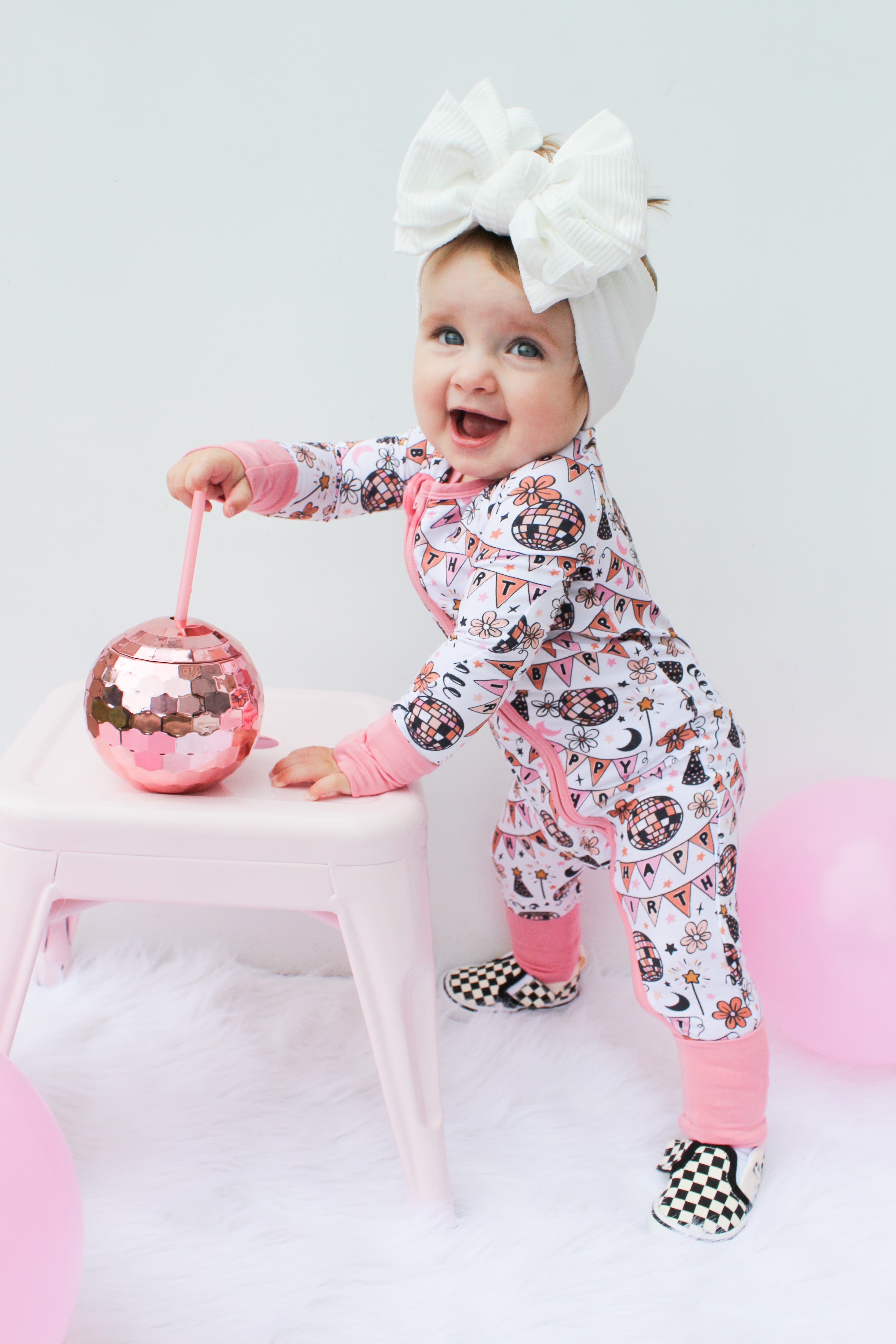 Disco Birthday Girl Dream Romper