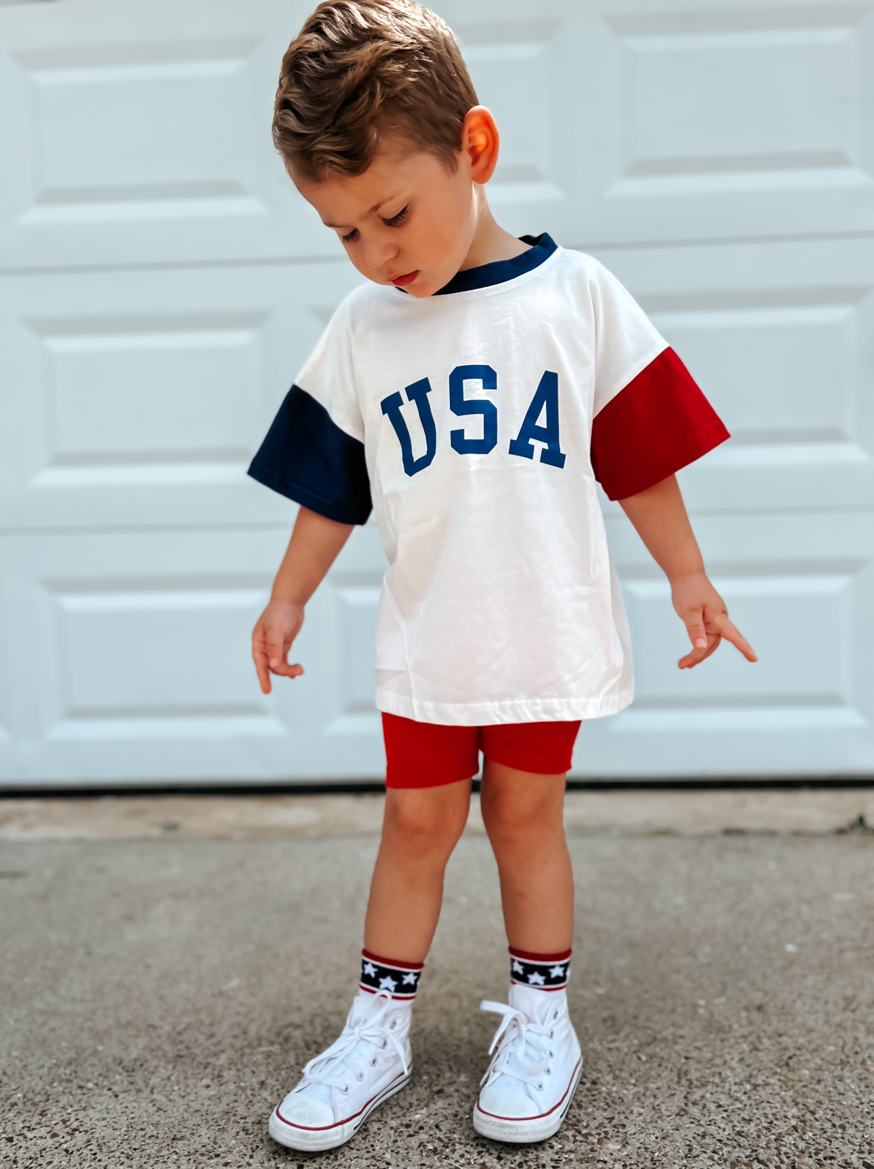 Stars And Stripes 4th Of July Socks - Infant, Toddler, Youth & Adult Sizes