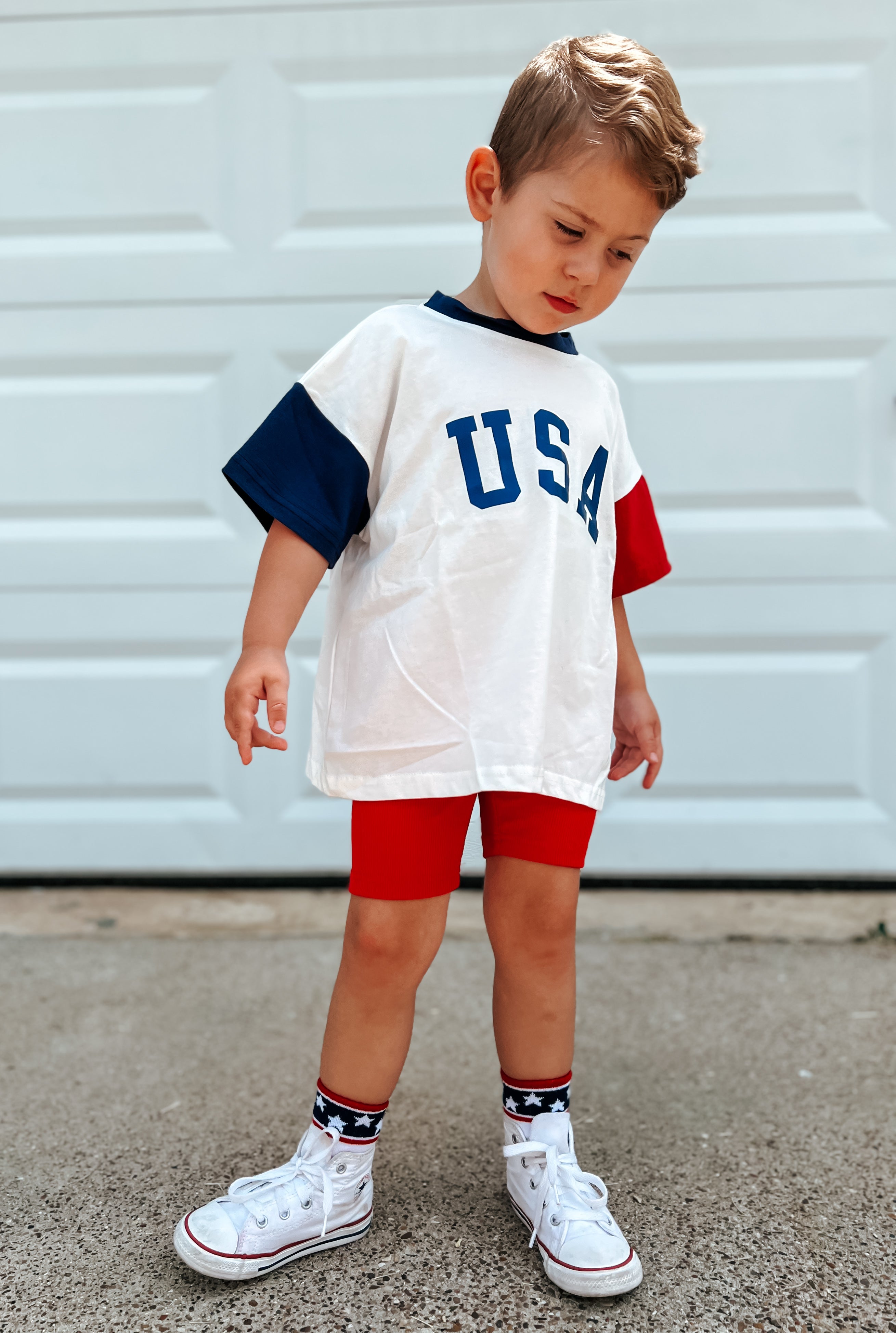Stars And Stripes 4th Of July Socks - Infant, Toddler, Youth & Adult Sizes