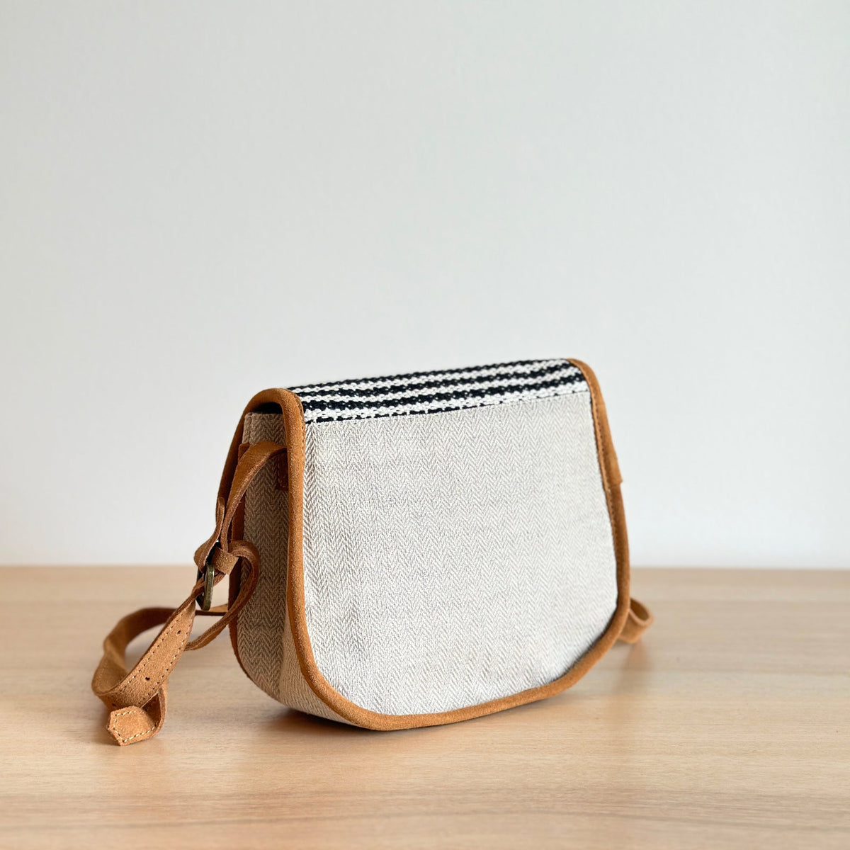 Woven Satchel Bag - Mint Green