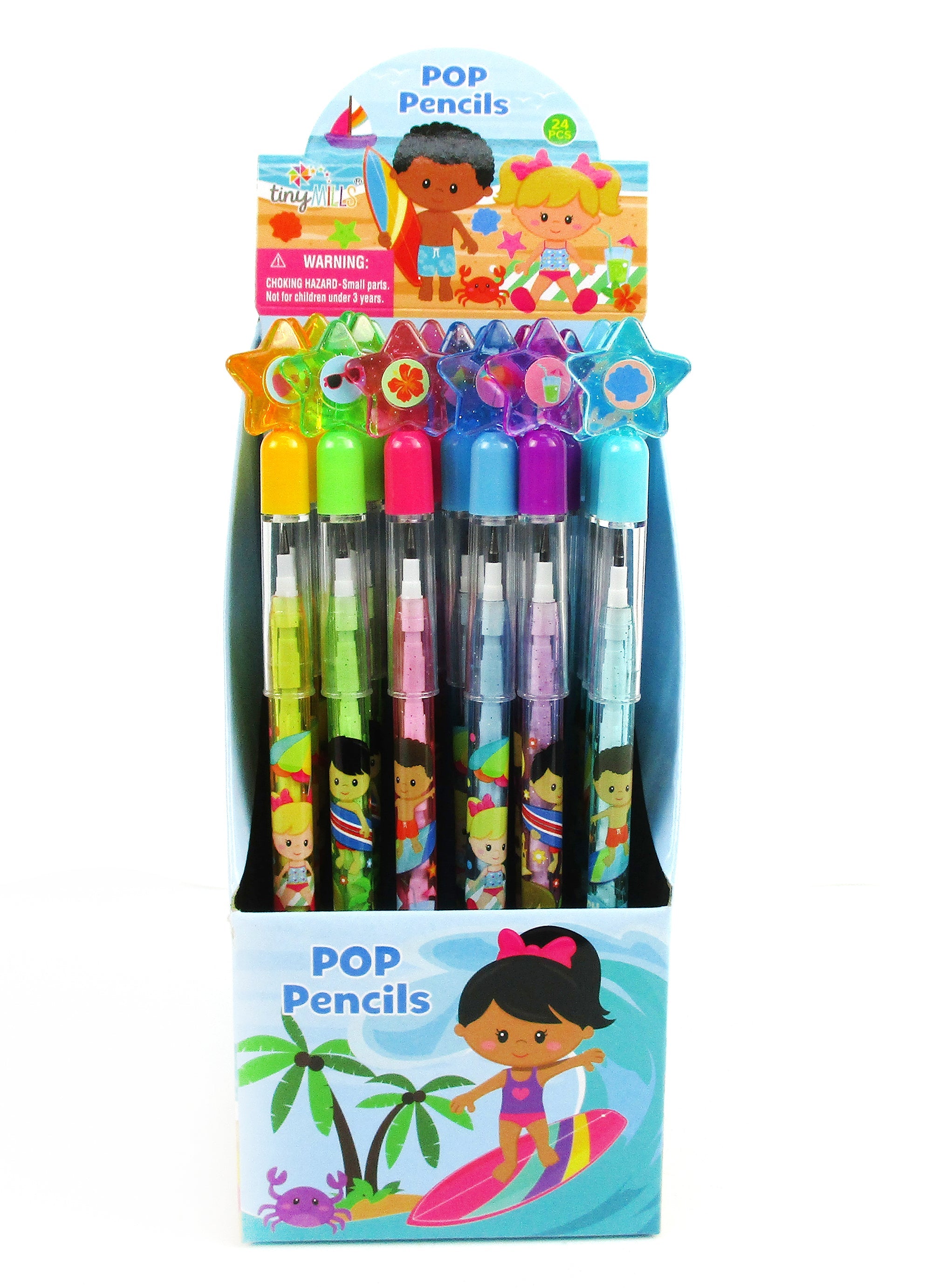 Summer Surfer Beach Multi Point Pencils