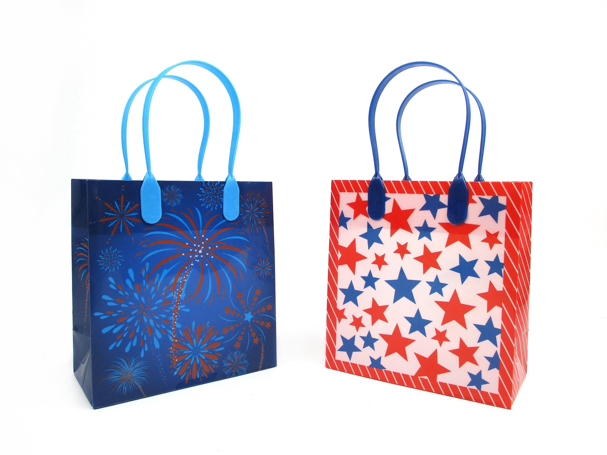 Patriotic 4th Of July Party Favor Bags Treat Bags - Set Of 6 Or 12