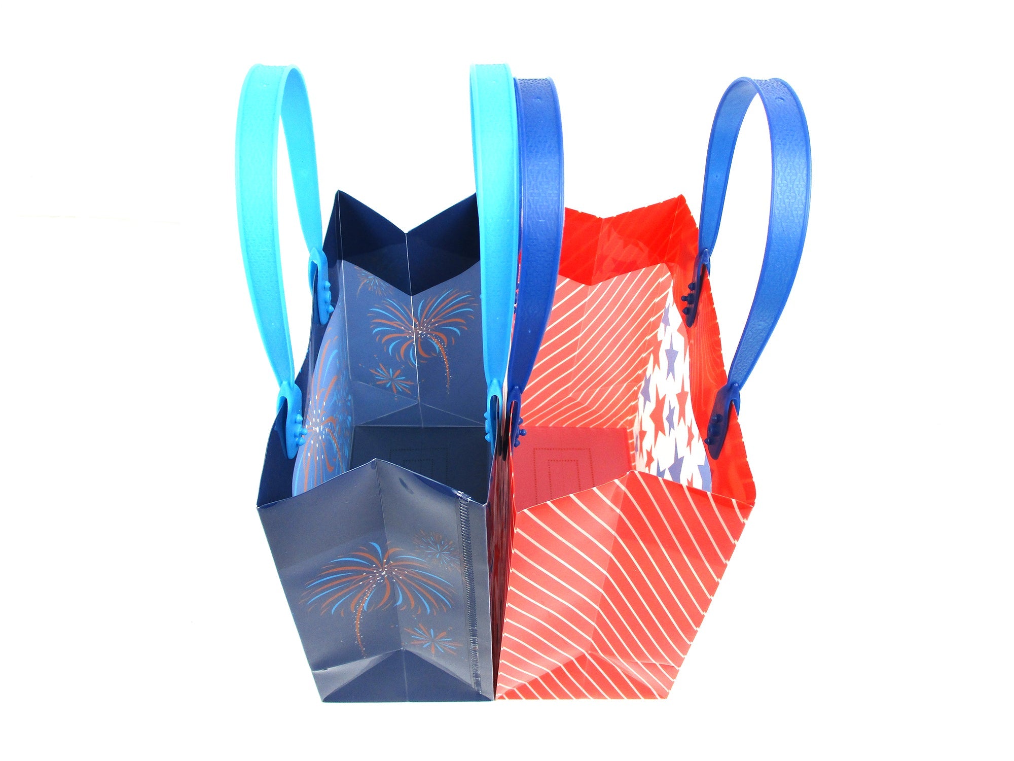 Patriotic 4th Of July Party Favor Bags Treat Bags - Set Of 6 Or 12
