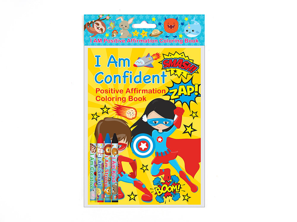 Positive Affirmation Coloring Books - Set Of 6 Or 12