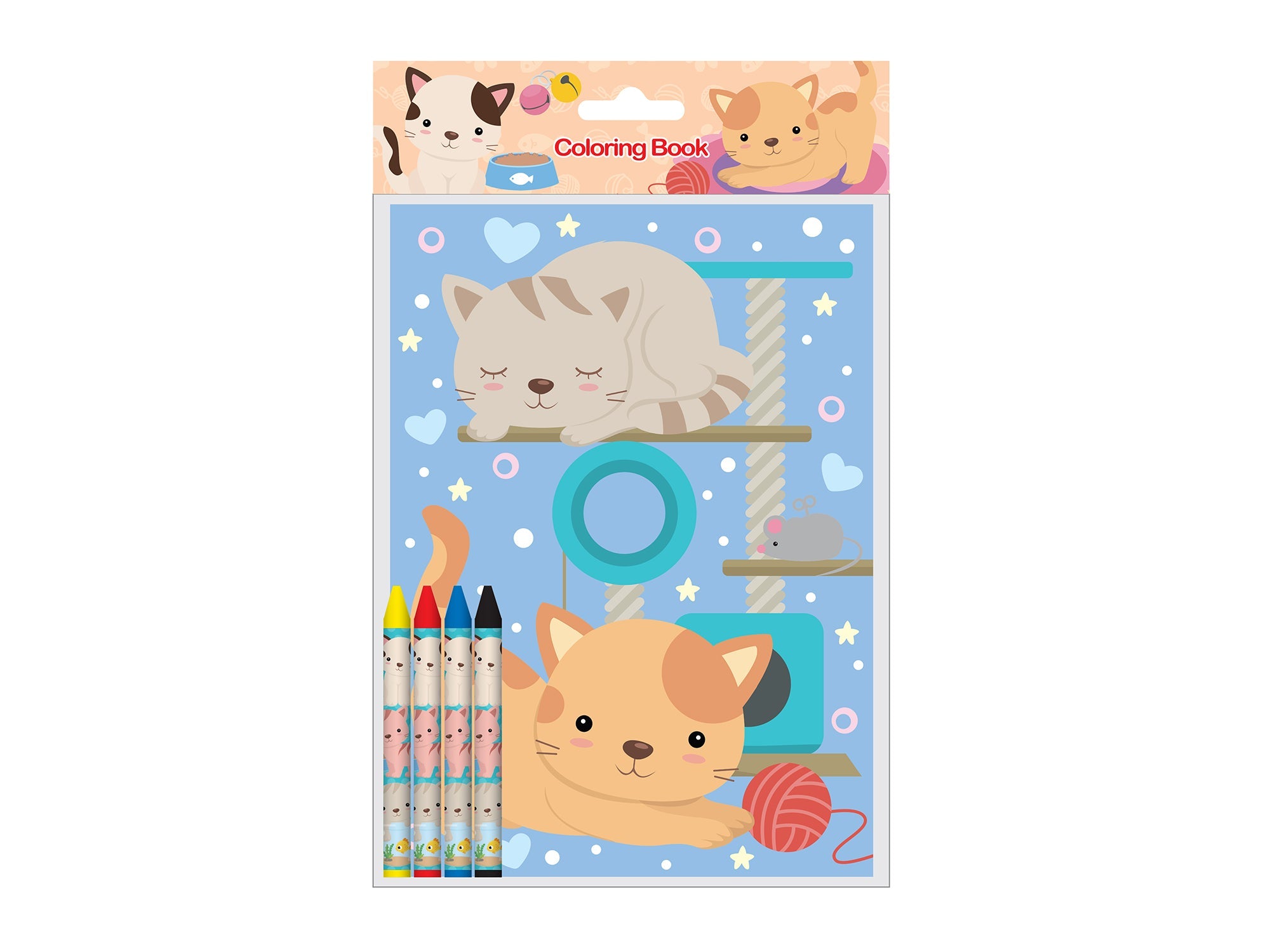 Cats Coloring Books - Set Of 6 Or 12