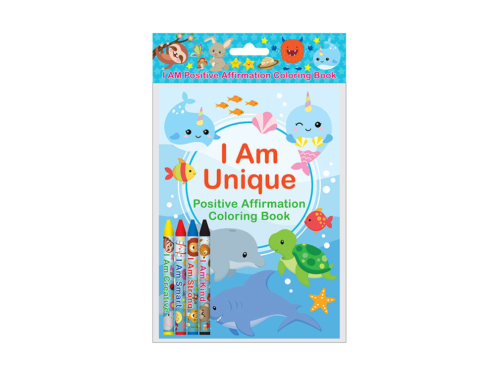 Positive Affirmation Coloring Books - Set Of 6 Or 12