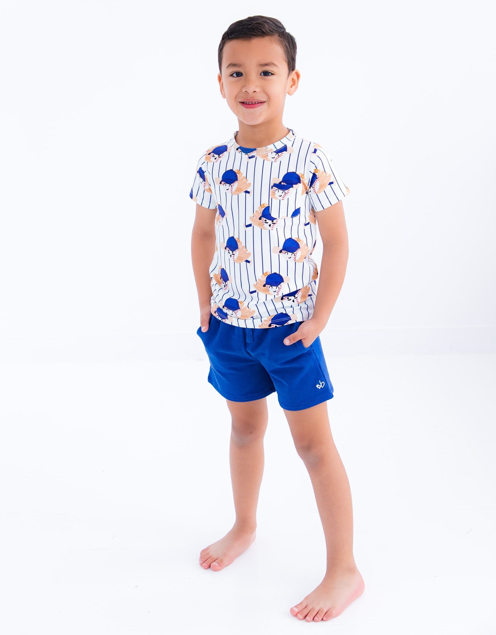 True Blue Bamboo/cotton Shorts