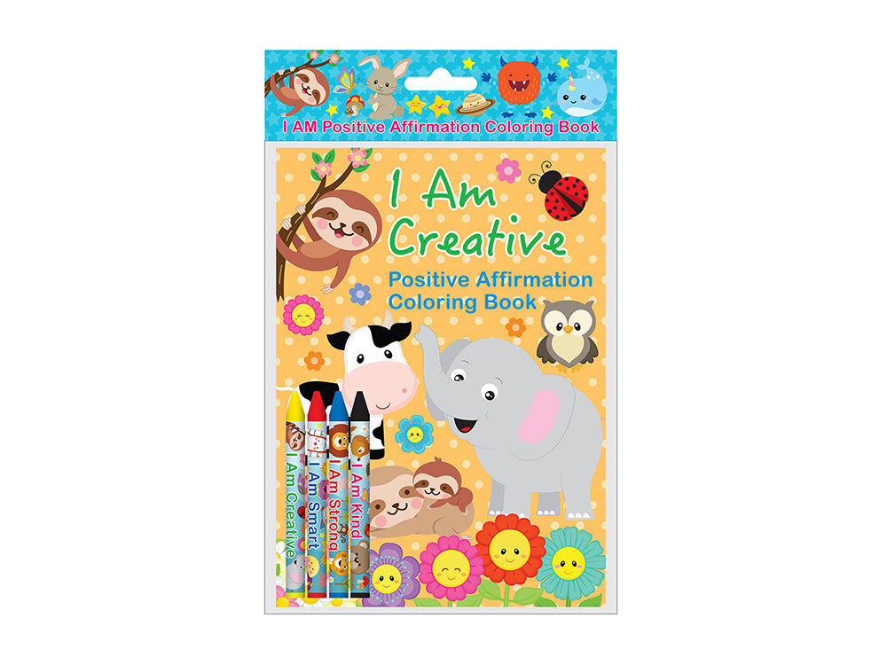 Positive Affirmation Coloring Books - Set Of 6 Or 12