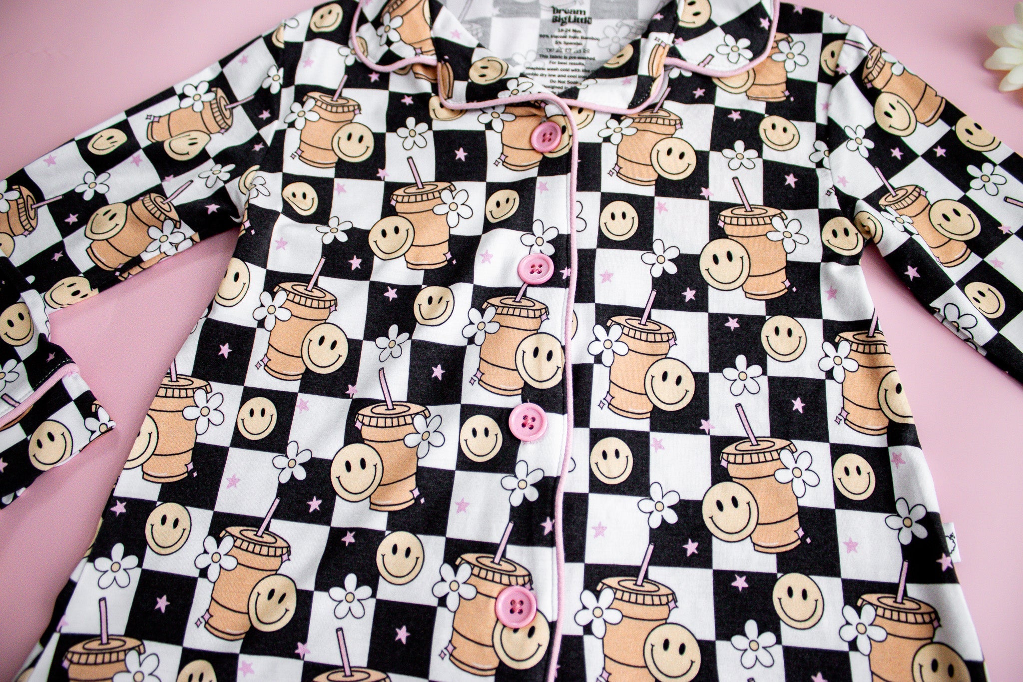 Smiley Cup Of Checkers Girl's Dream Gown