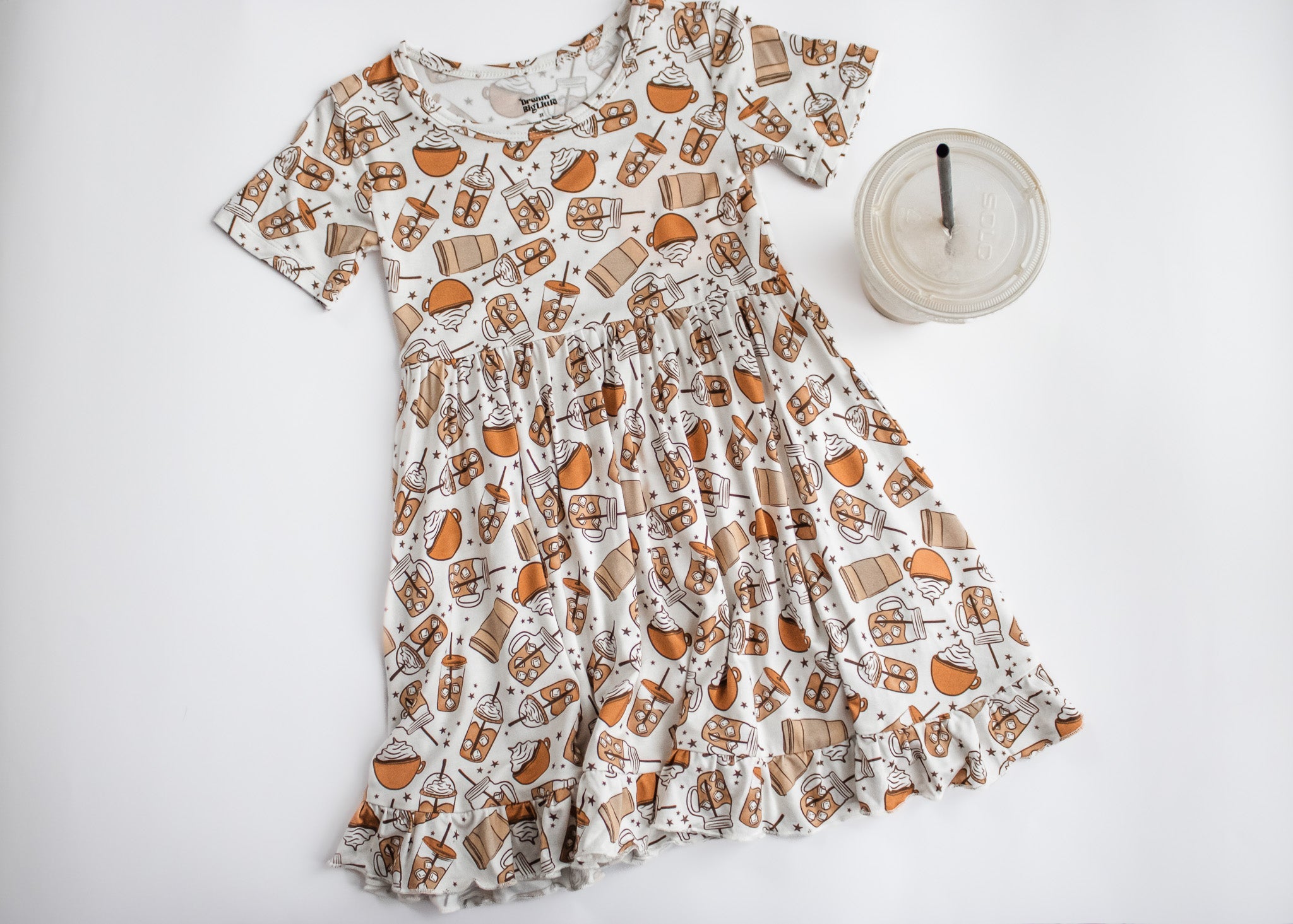 Rise And Grind Dream Ruffle Dress