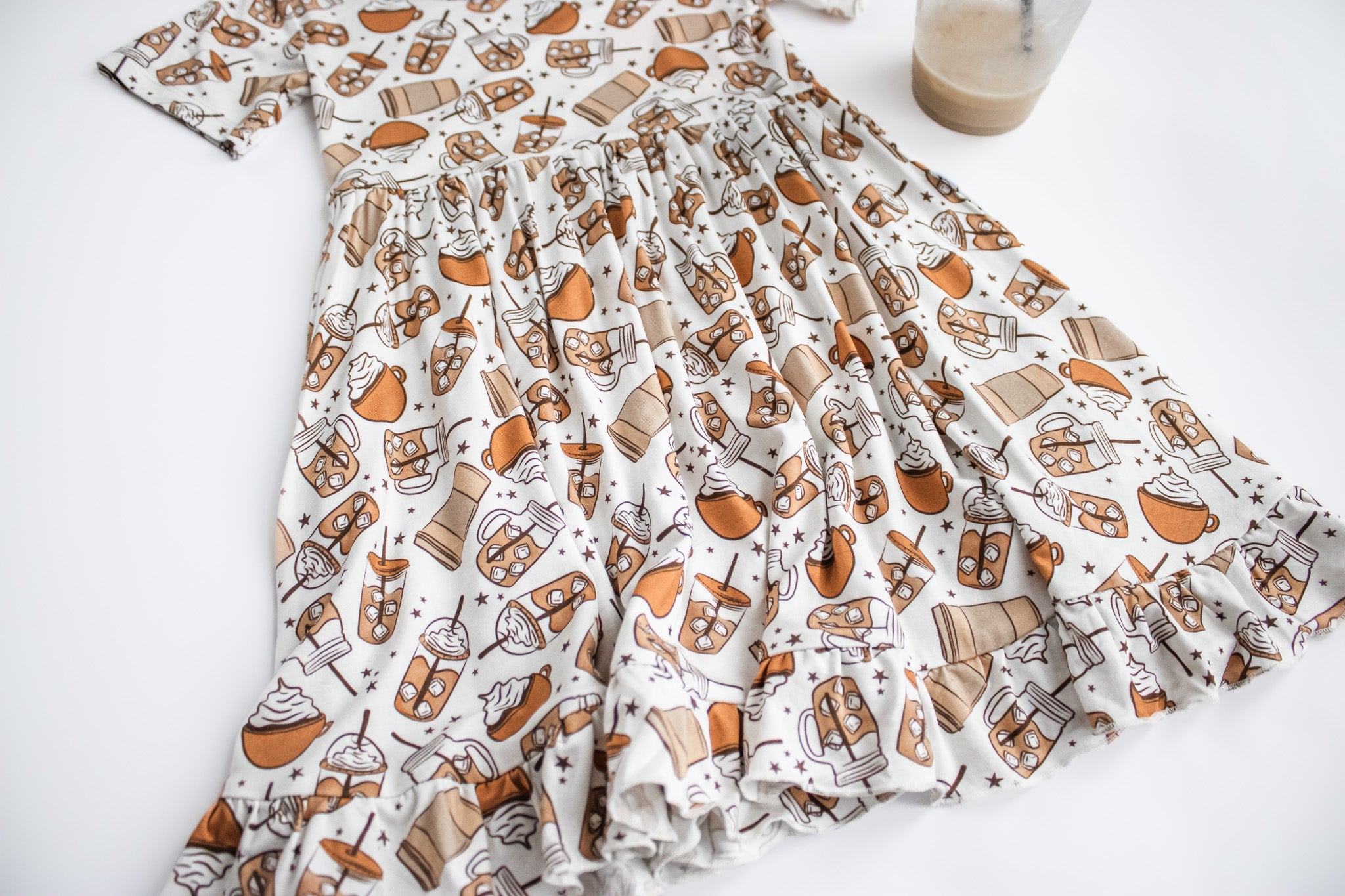 Rise And Grind Dream Ruffle Dress