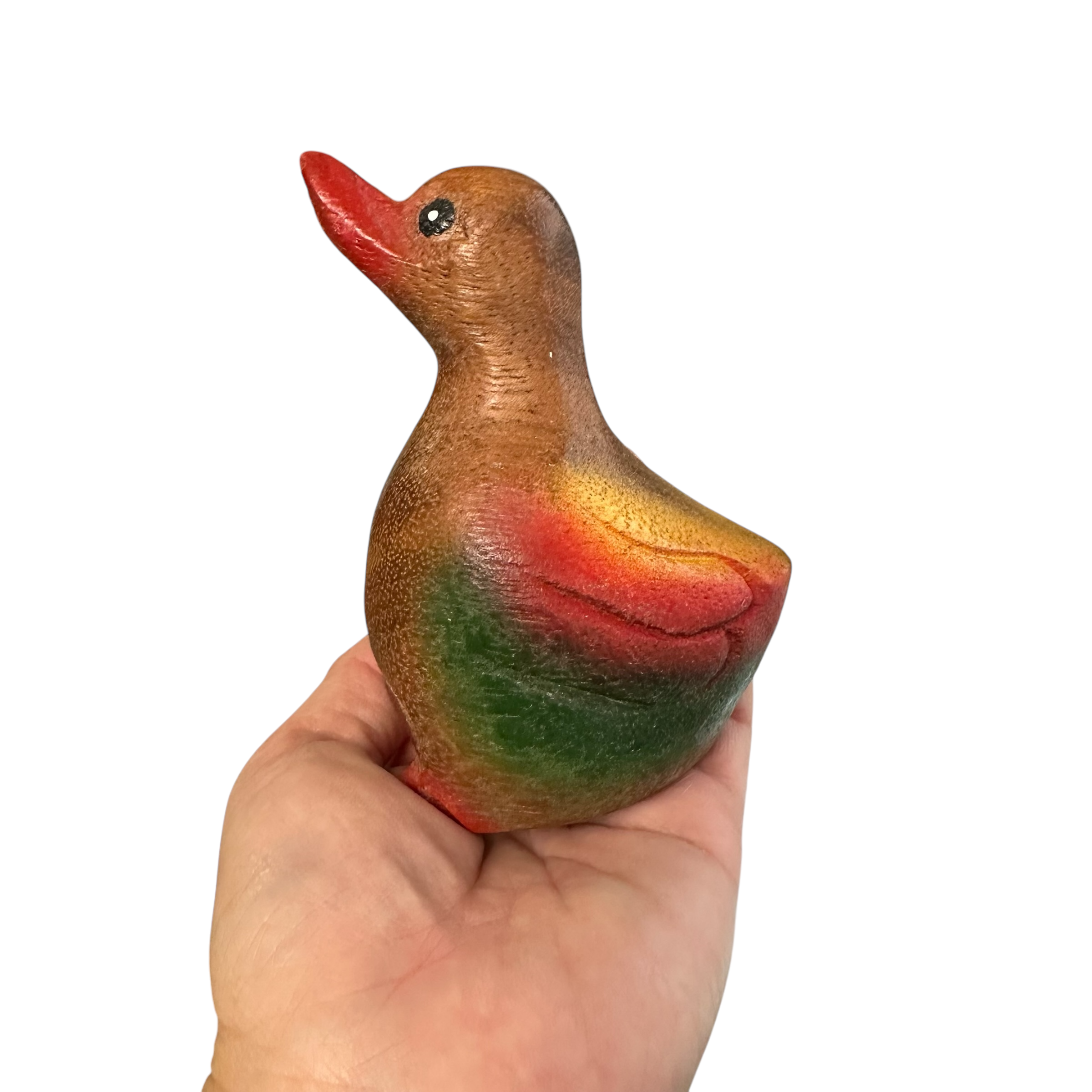 Painted Wooden Whistle Duck