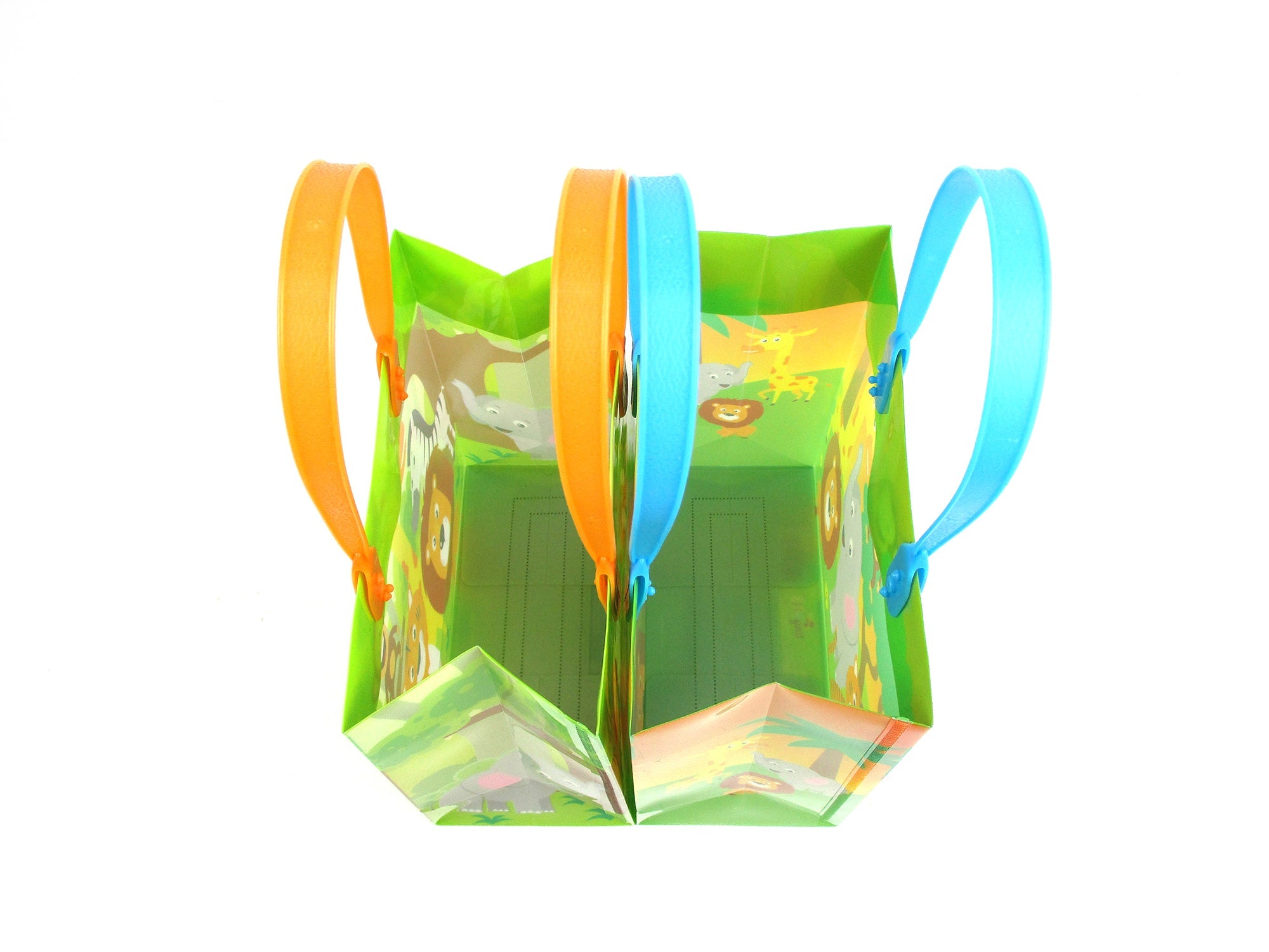 Safari Jungle Animals Party Favor Bags Treat Bags - Set Of 6 Or 12