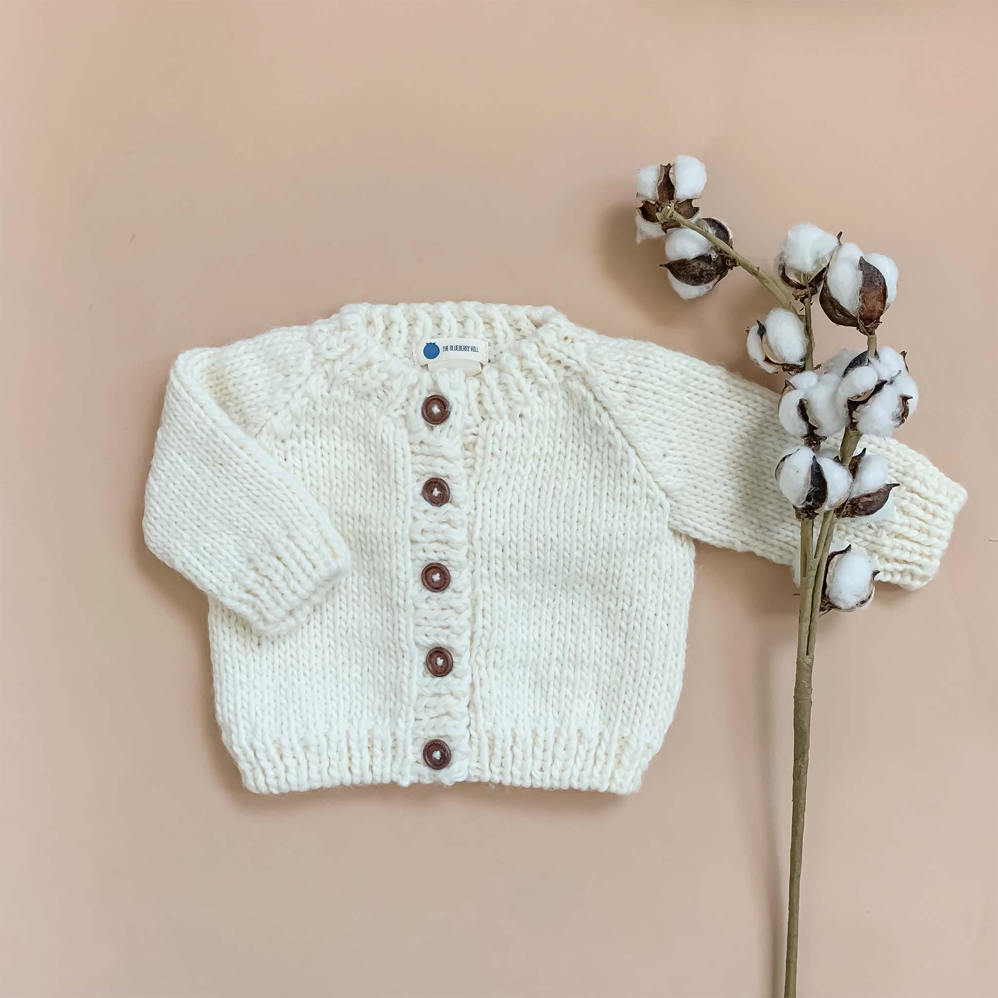 Classic Cardigan, Cream