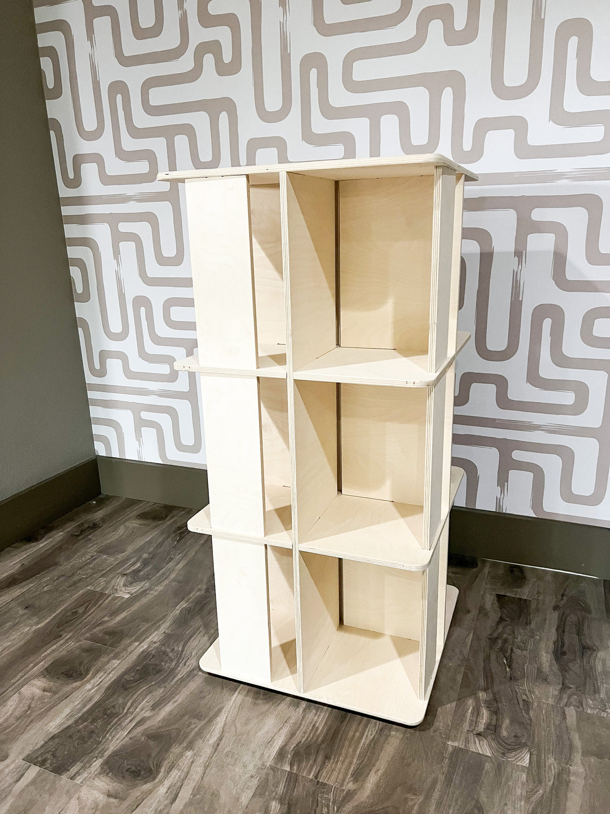 Lazy Suzan- Rotating Bookshelf