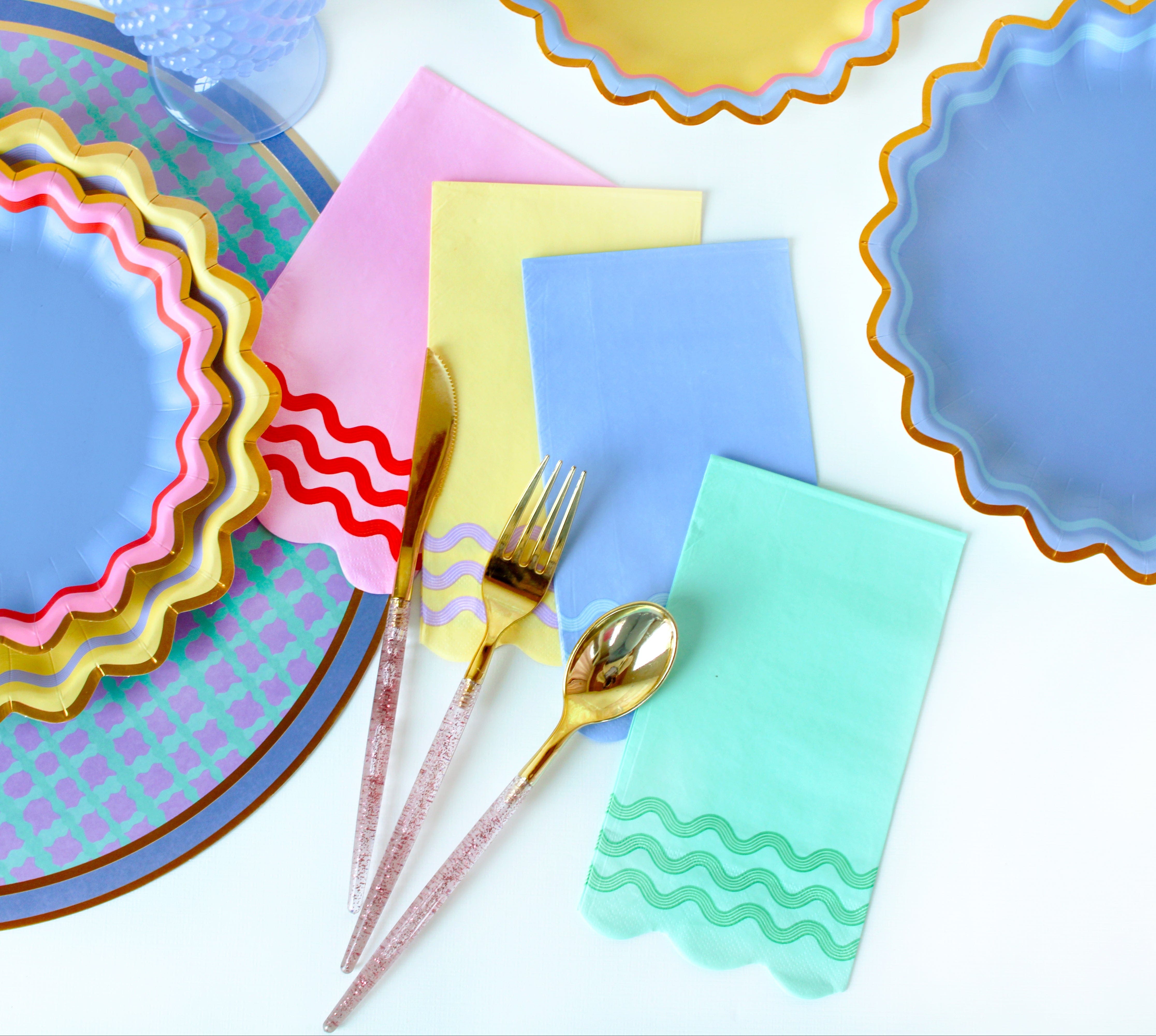 Ric Rac Rainbow Guest Napkins (16 Ct)