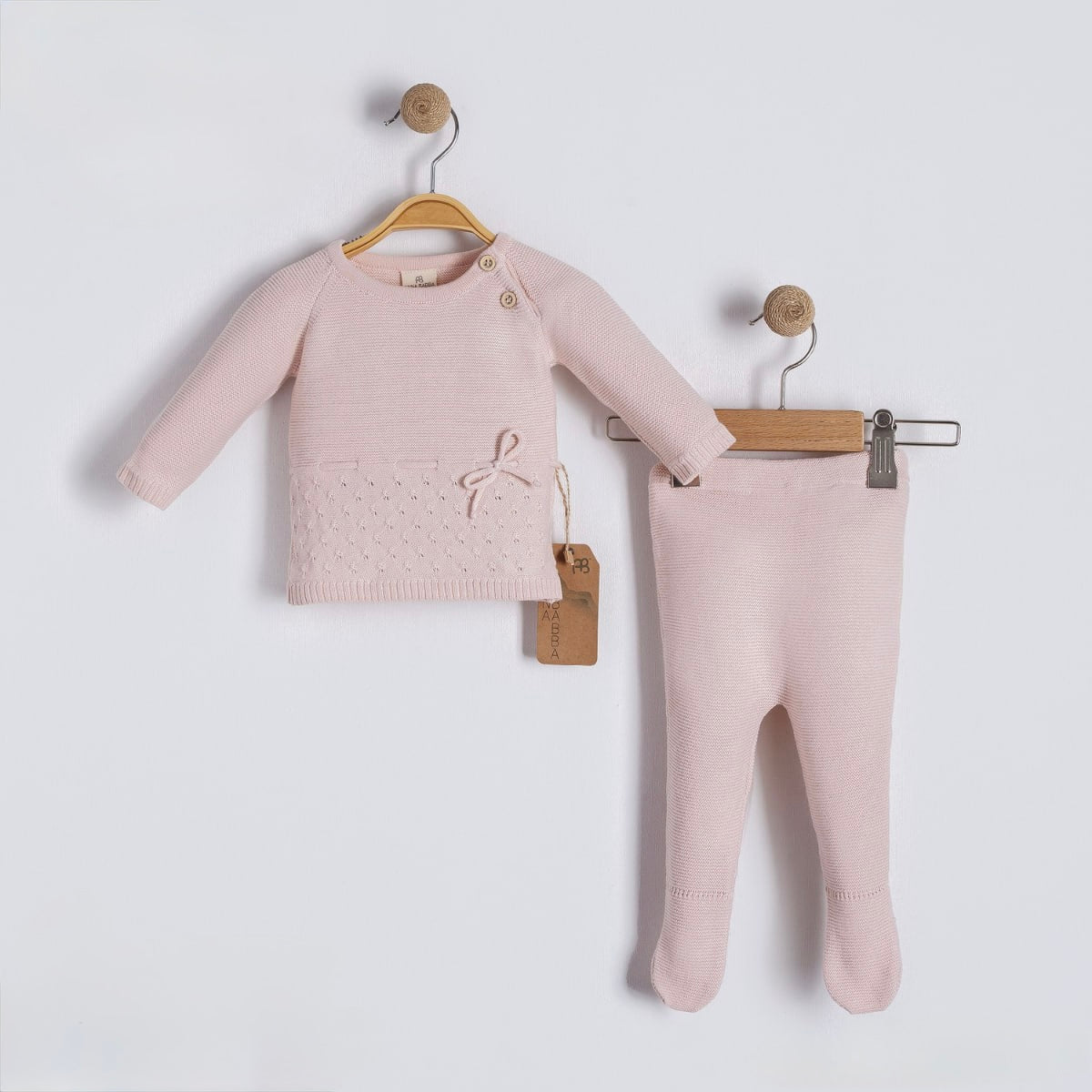 Pink Knit 2-piece Set