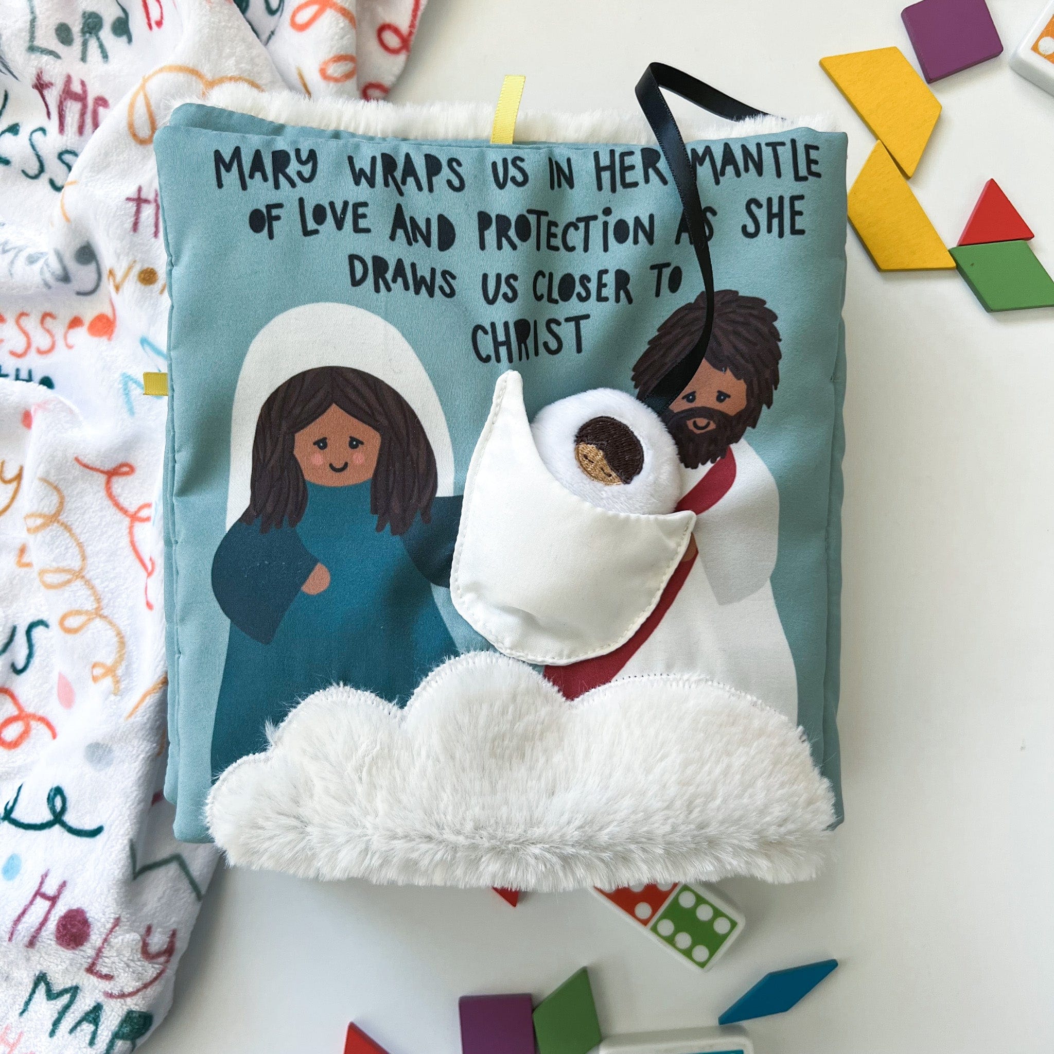 Wrapped In Mary's Mantle Mass Quiet Book