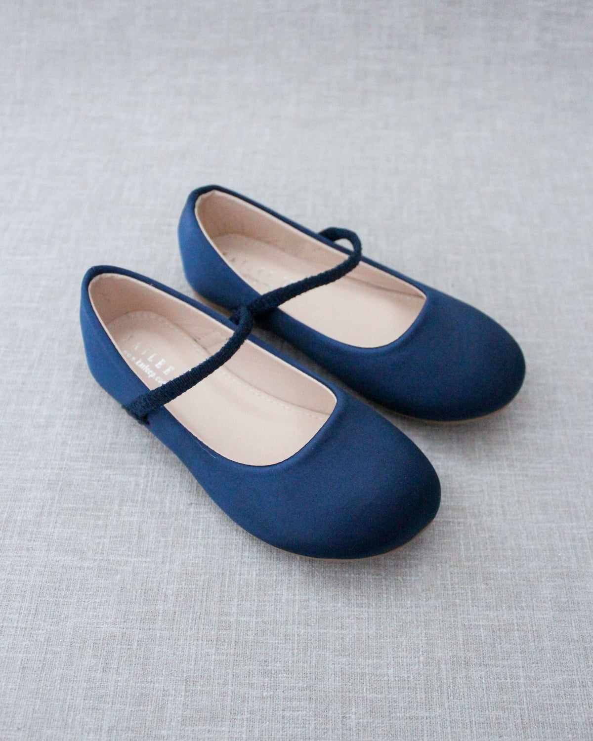 Satin Mary Jane Flats