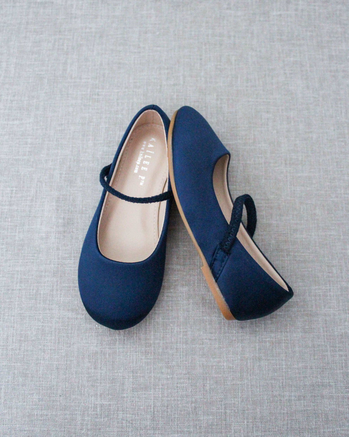 Satin Mary Jane Flats