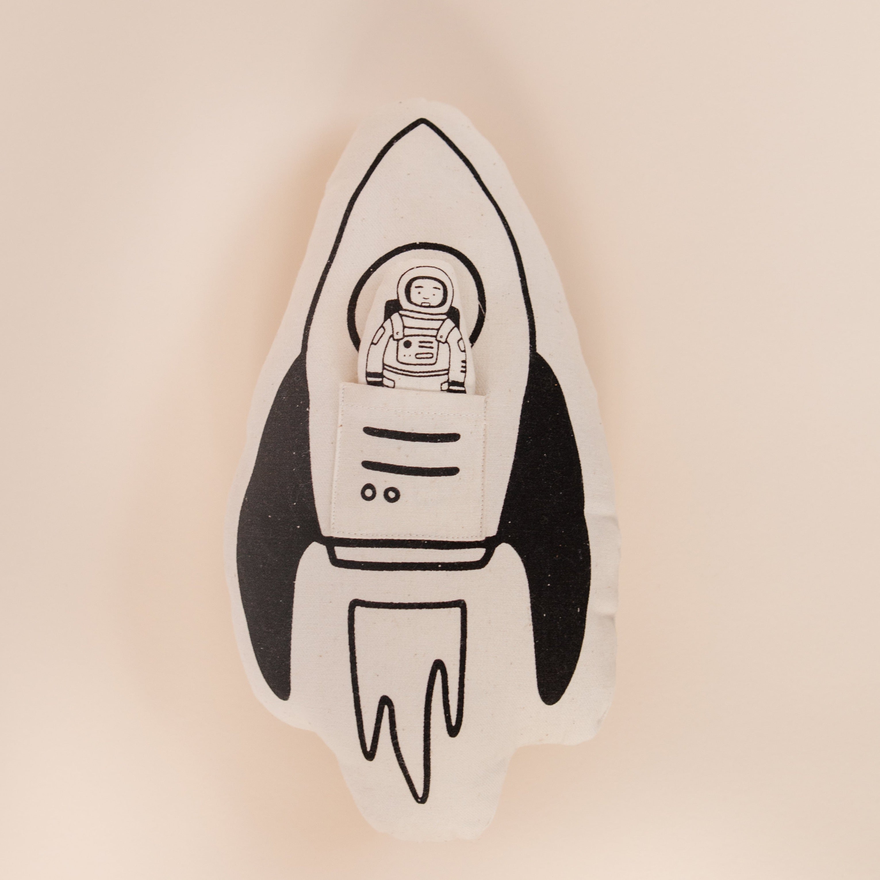 Rocket + Astronaut Pillow