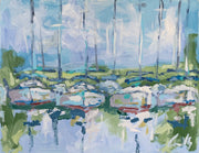 Sailing Through The Garden Print