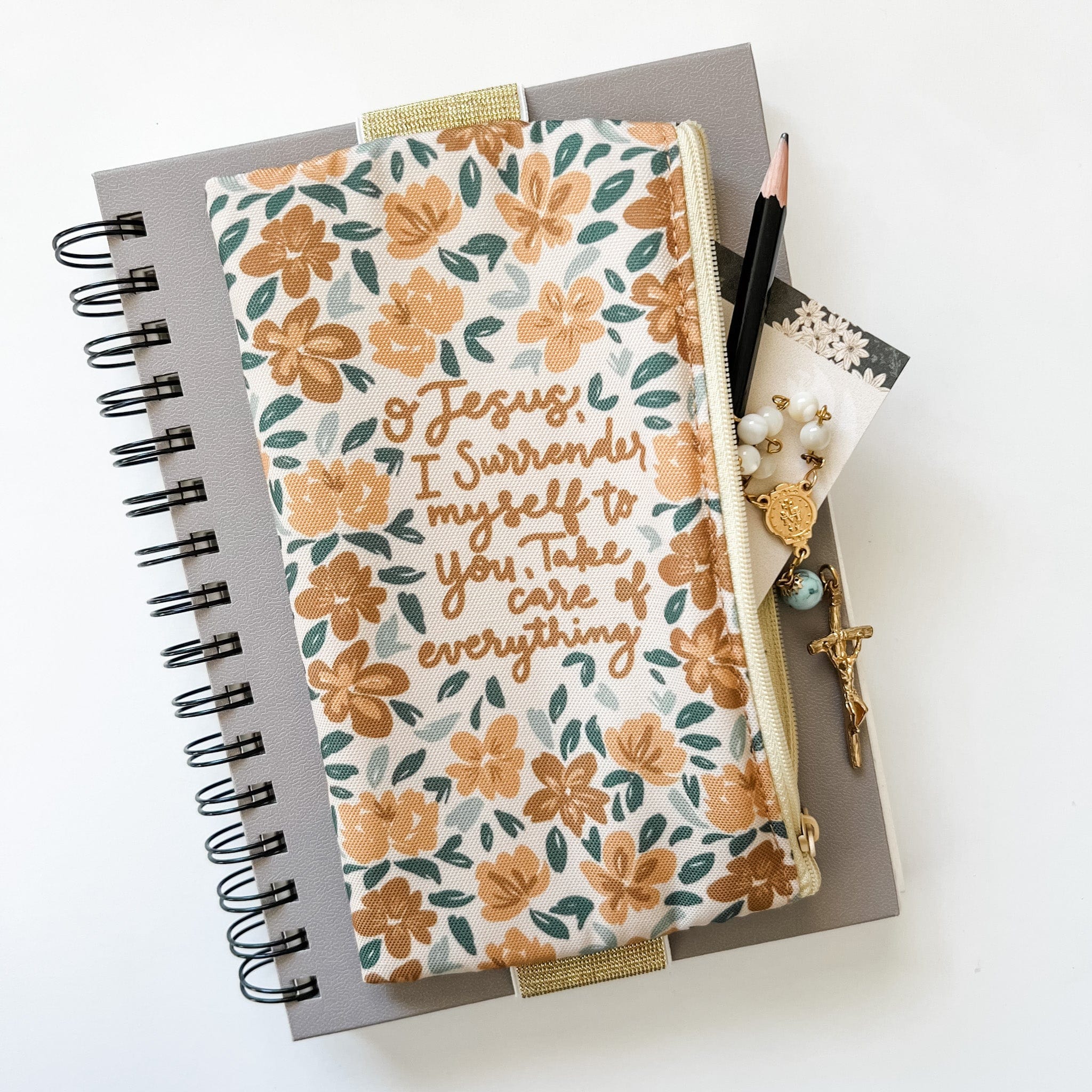 Surrender Prayer Catholic Bible/planner Pouch