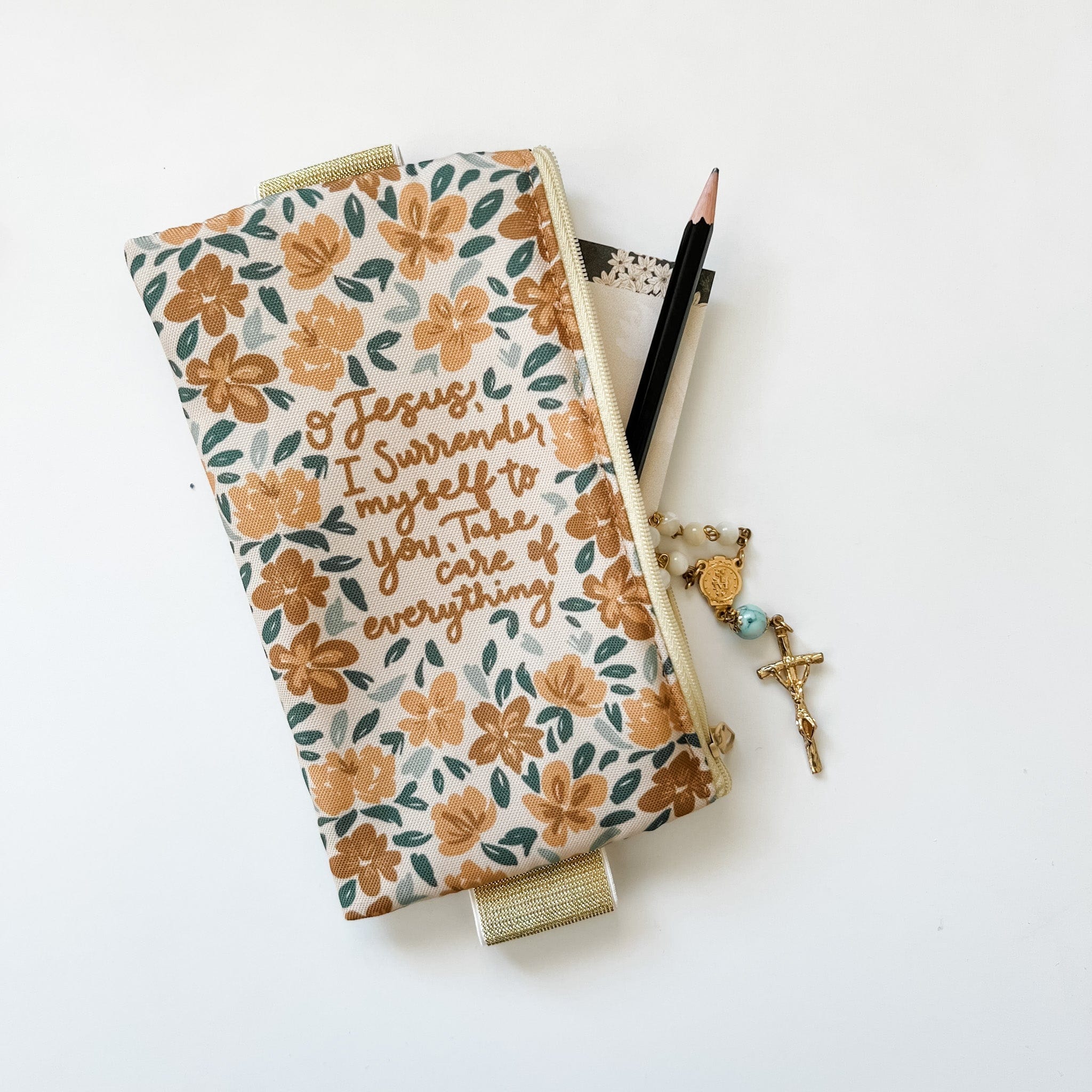 Surrender Prayer Catholic Bible/planner Pouch