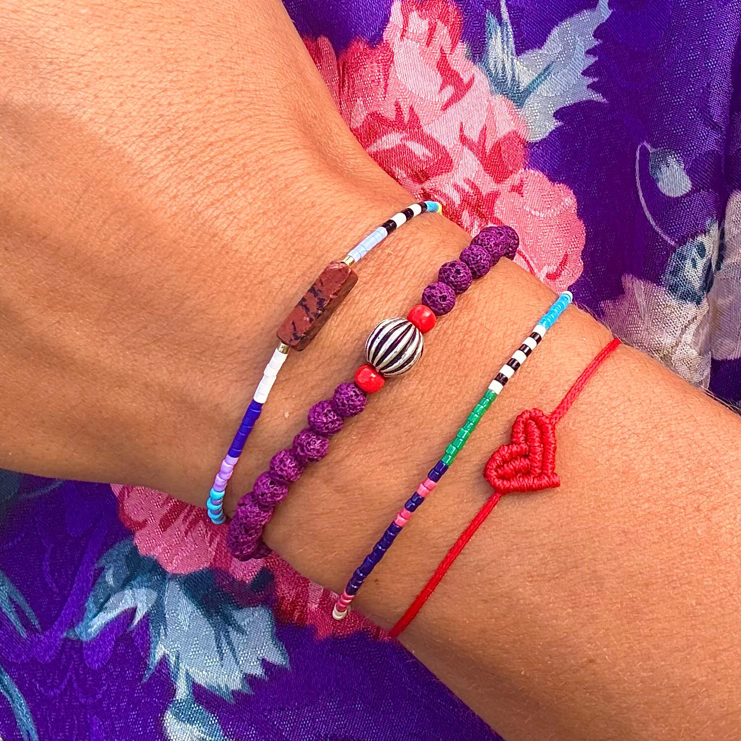 Carey Stone Beaded Bracelet