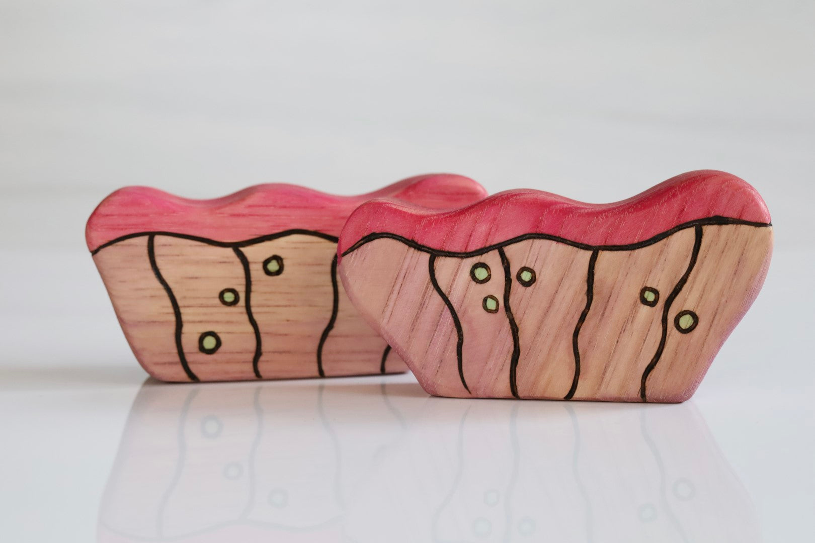 Wooden Purple Coral Reef Playscape Toy