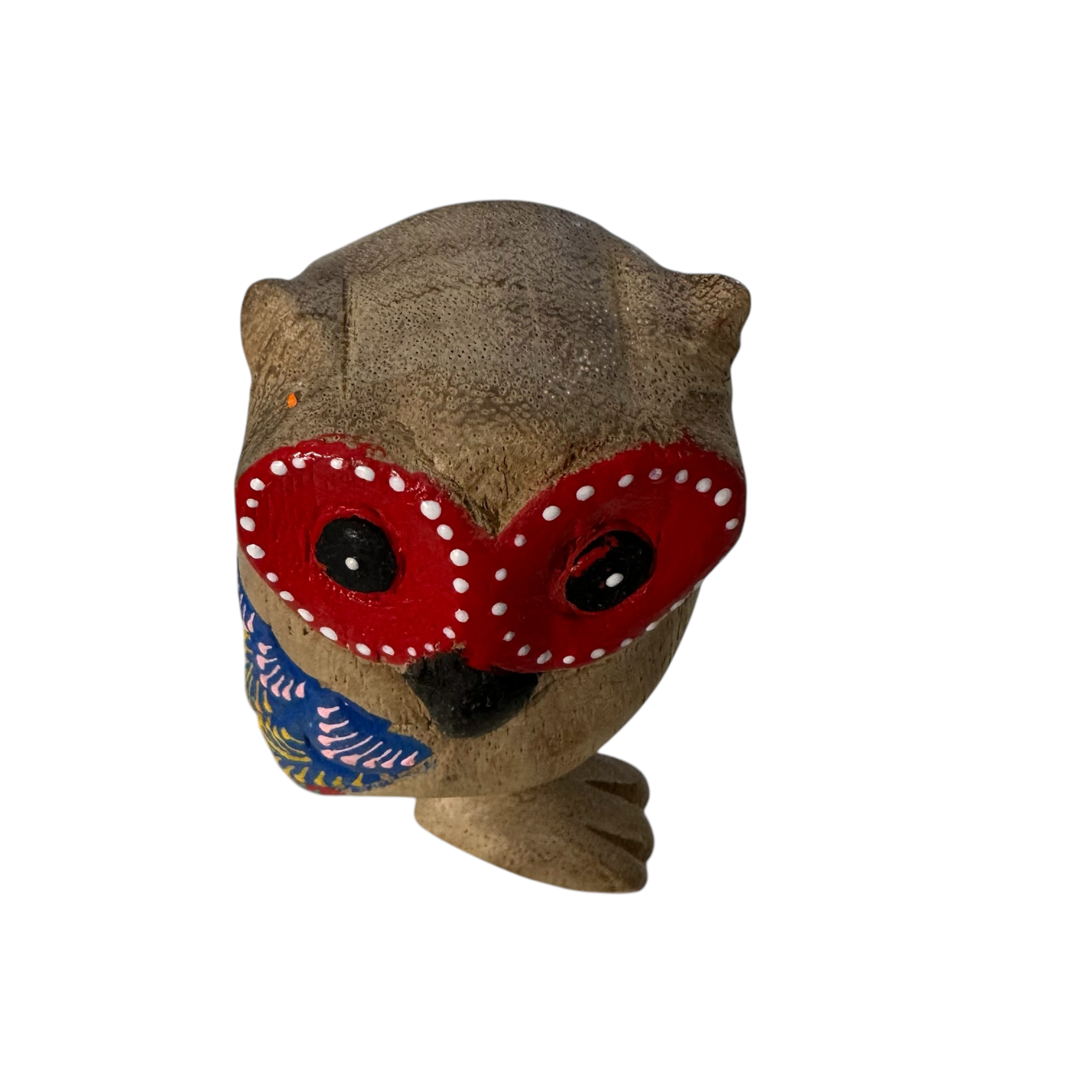 Red-eyed Owl With Blue Wings
