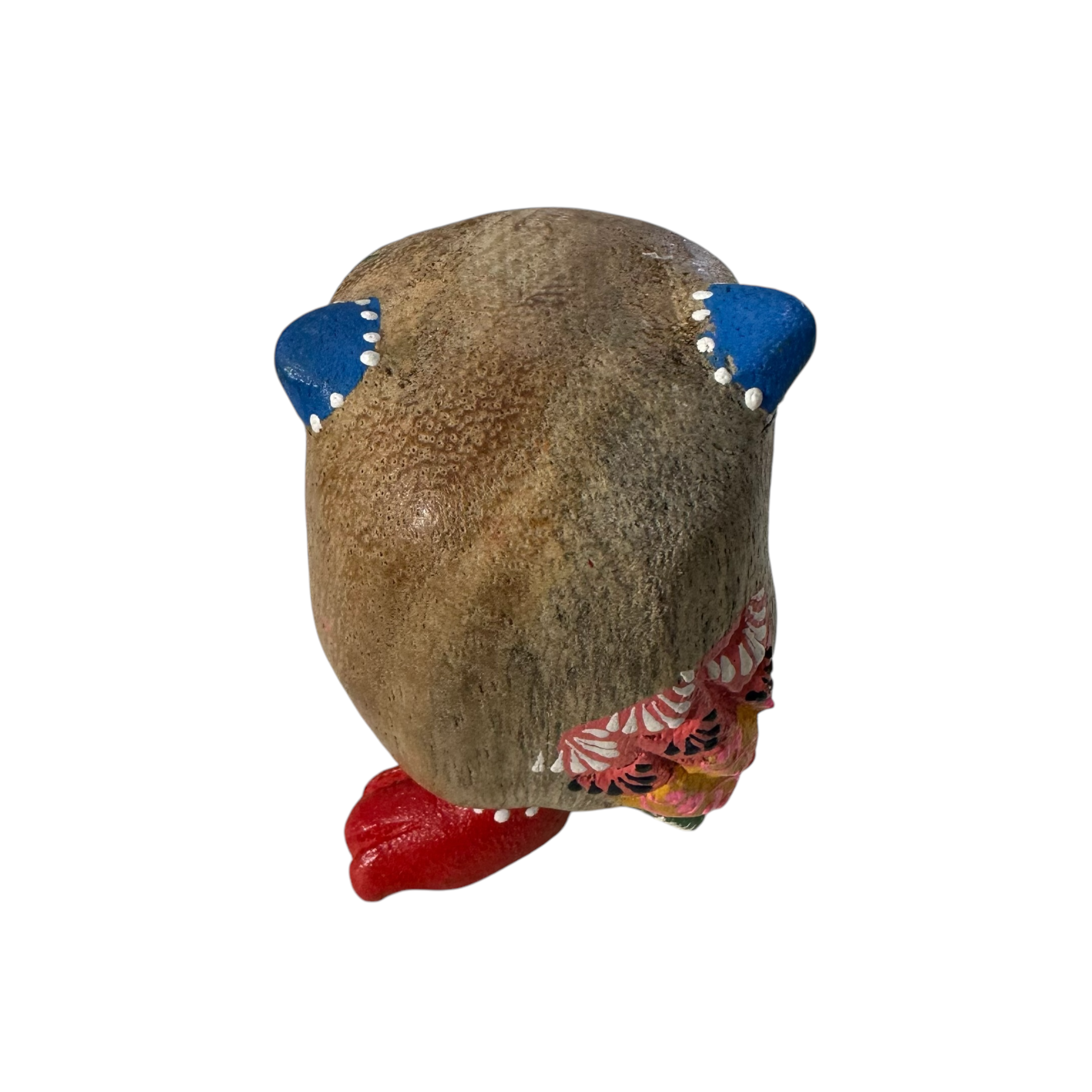 Red-boot Owl With Blue Ears