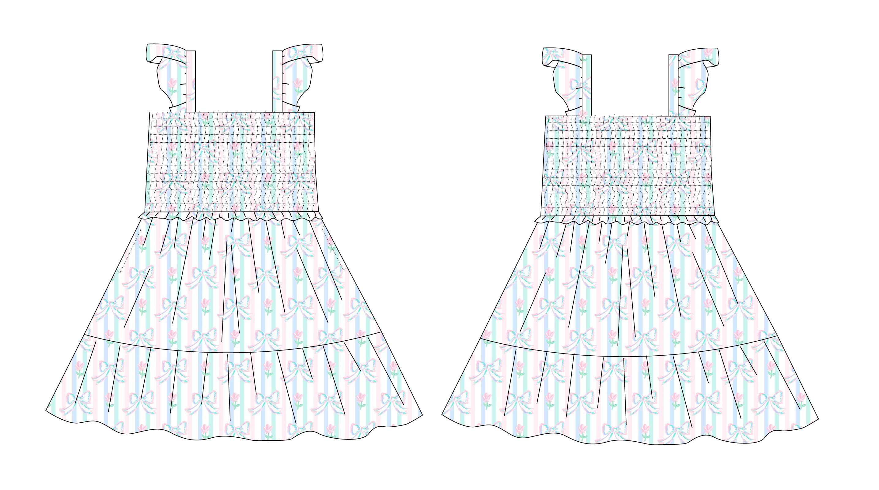 Lila - Smocked Dress