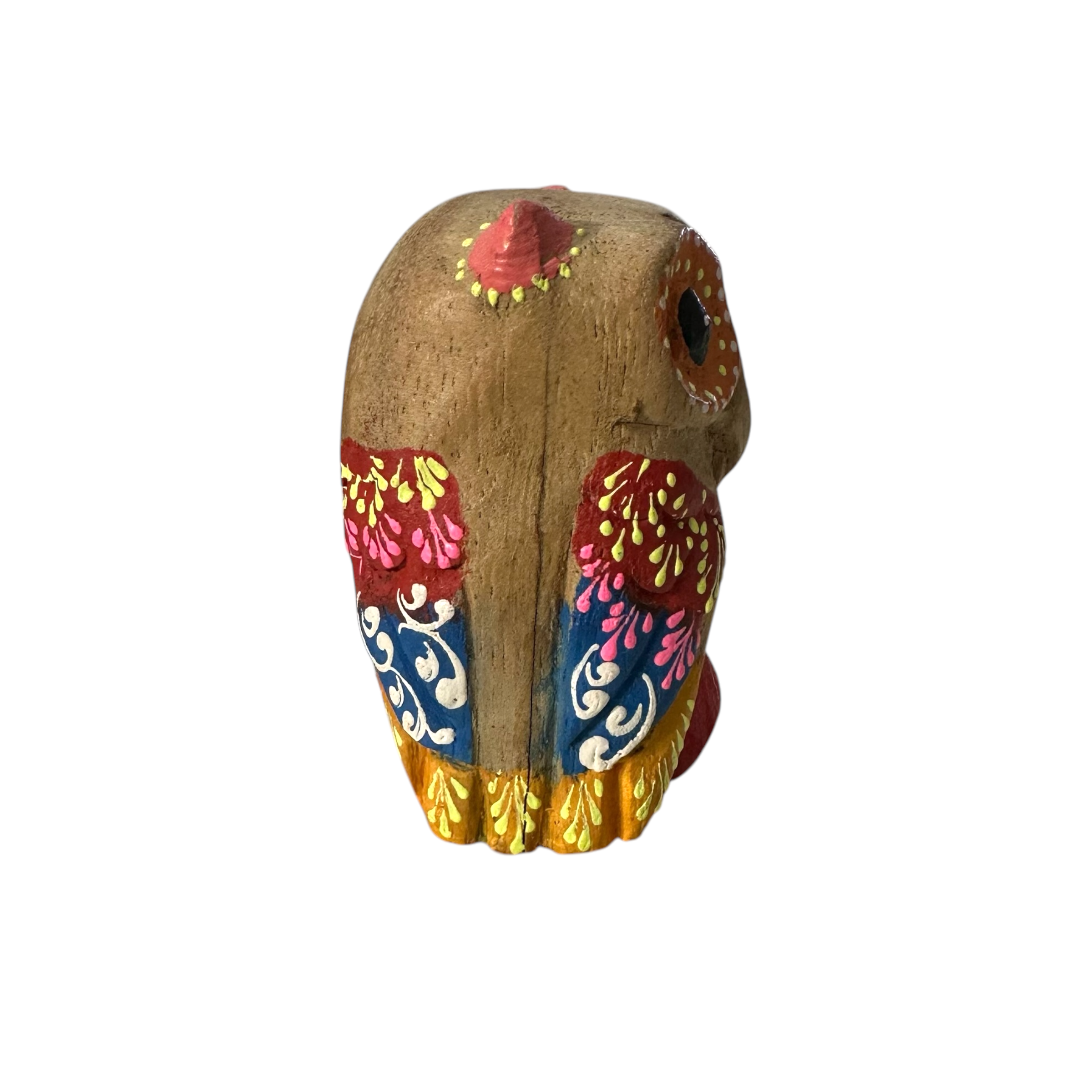 Yellow-spotted Owl With Red Boots