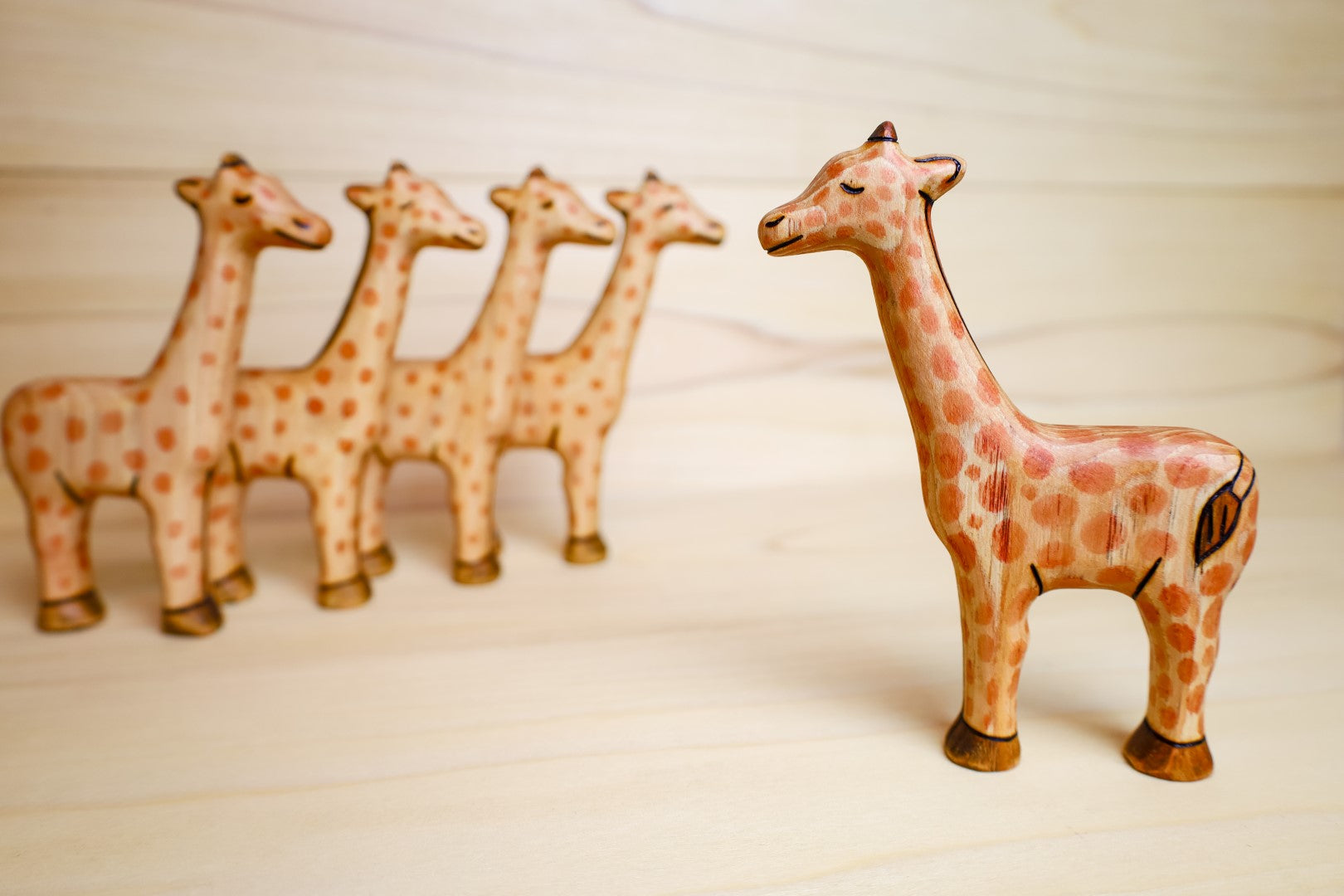 Wooden Giraffe Toy