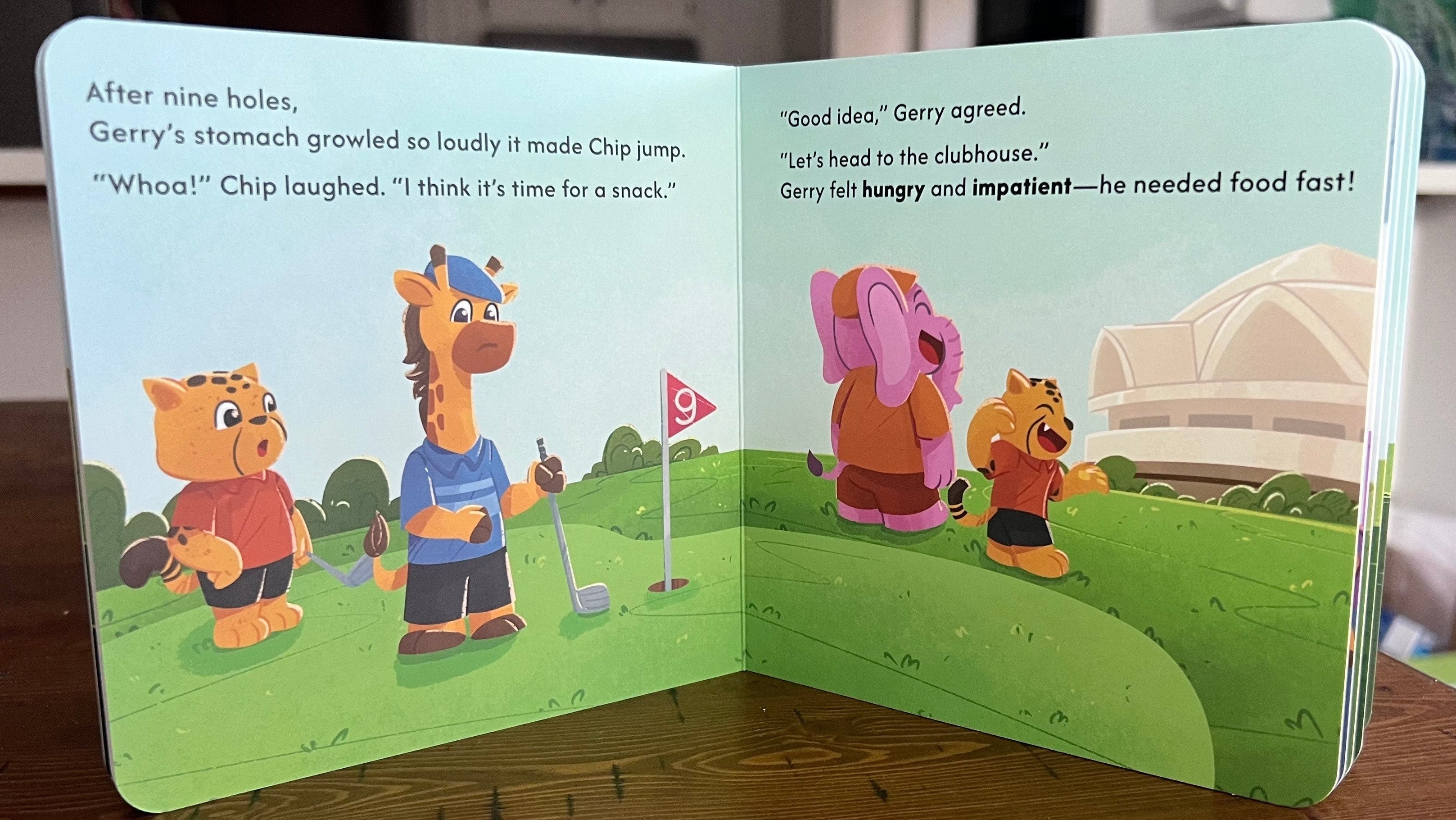 Gerry The Giraffe Three Putts: A Story About Golf And Feelings