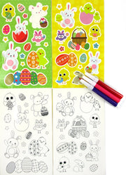 Easter Color-in Sticker Set With Markers