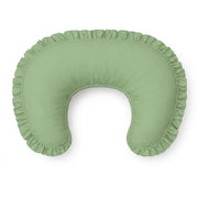 Green Ruffle Nursing Pillow Cover