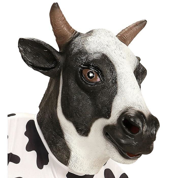 Cow Latex Mask