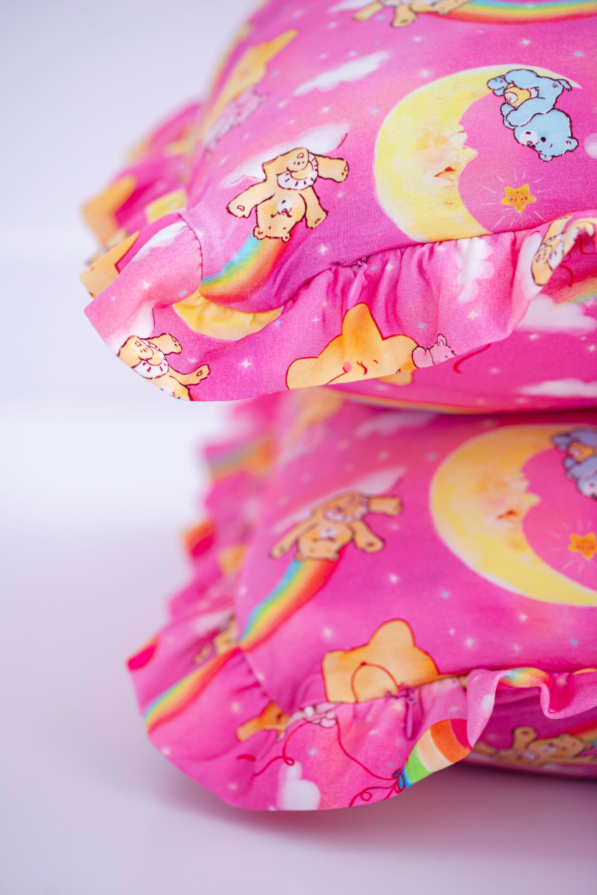 Care Bears Baby™ Pink Stars Ruffle Zipper Pillowcase Set