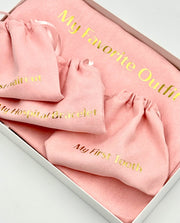 Heypeacock Keepsake Pouches: Pink