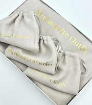 Heypeacock Keepsake Pouches: Gray