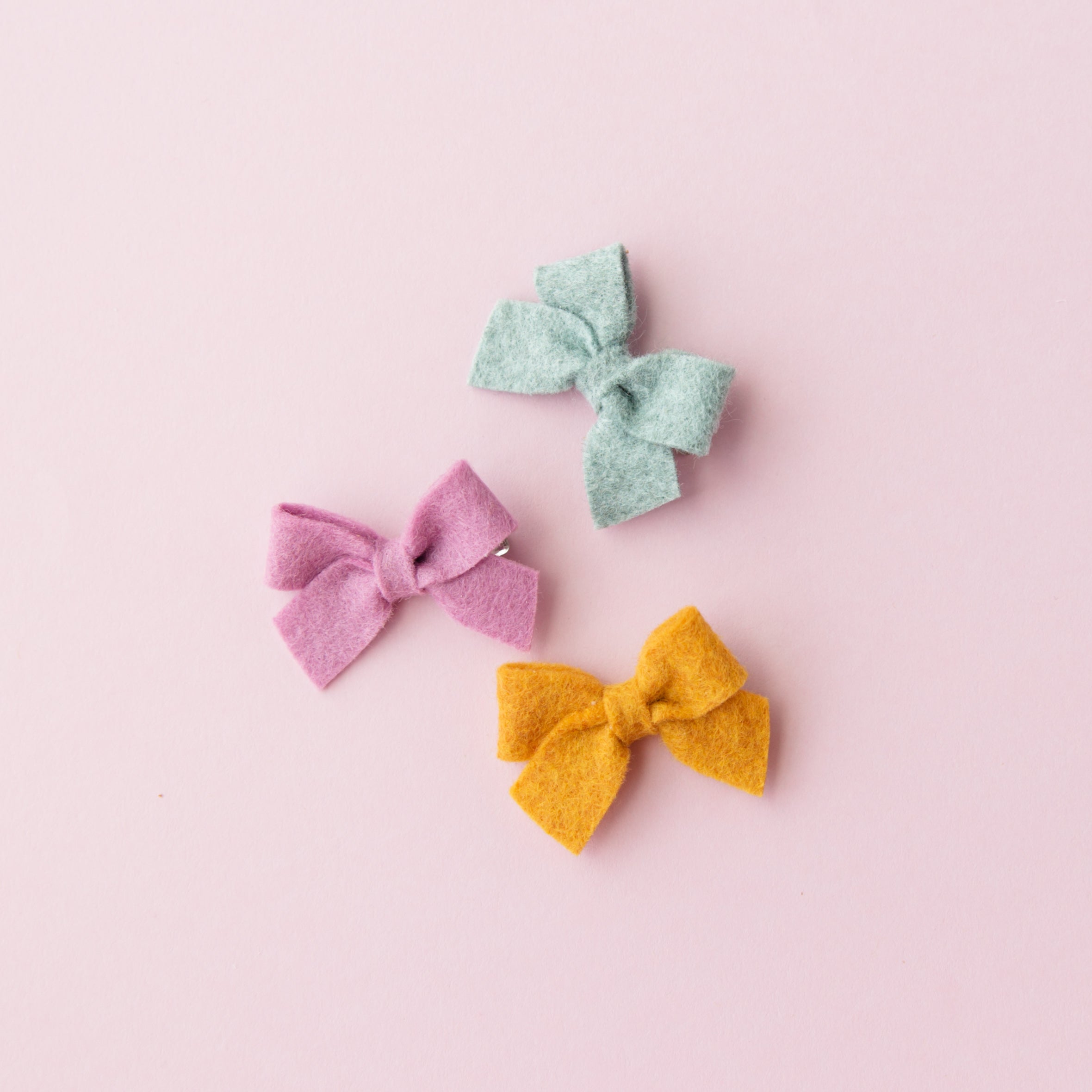 Meadow | Felt Baby Bow Set