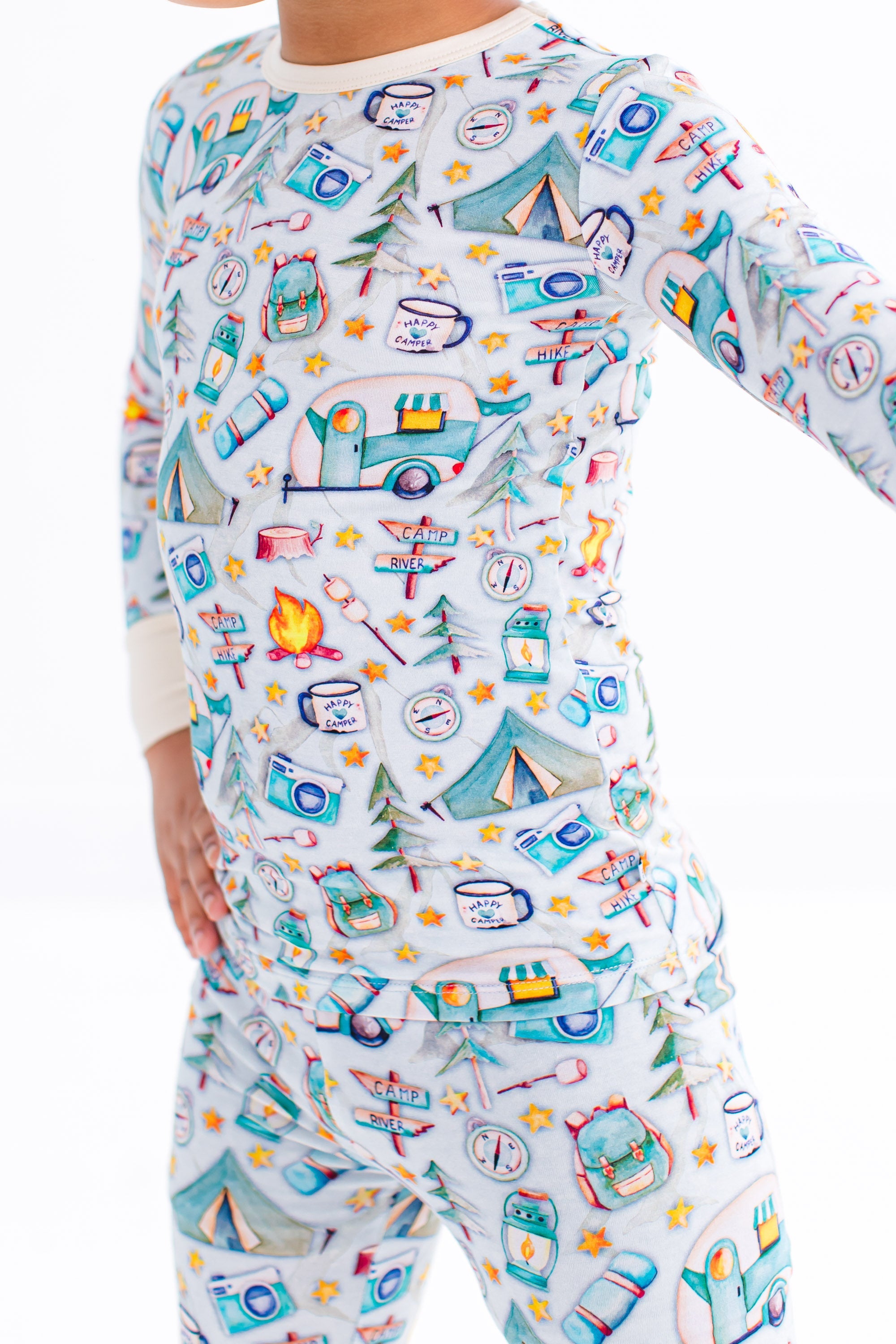 Wilder- Blue 2-piece Pajamas