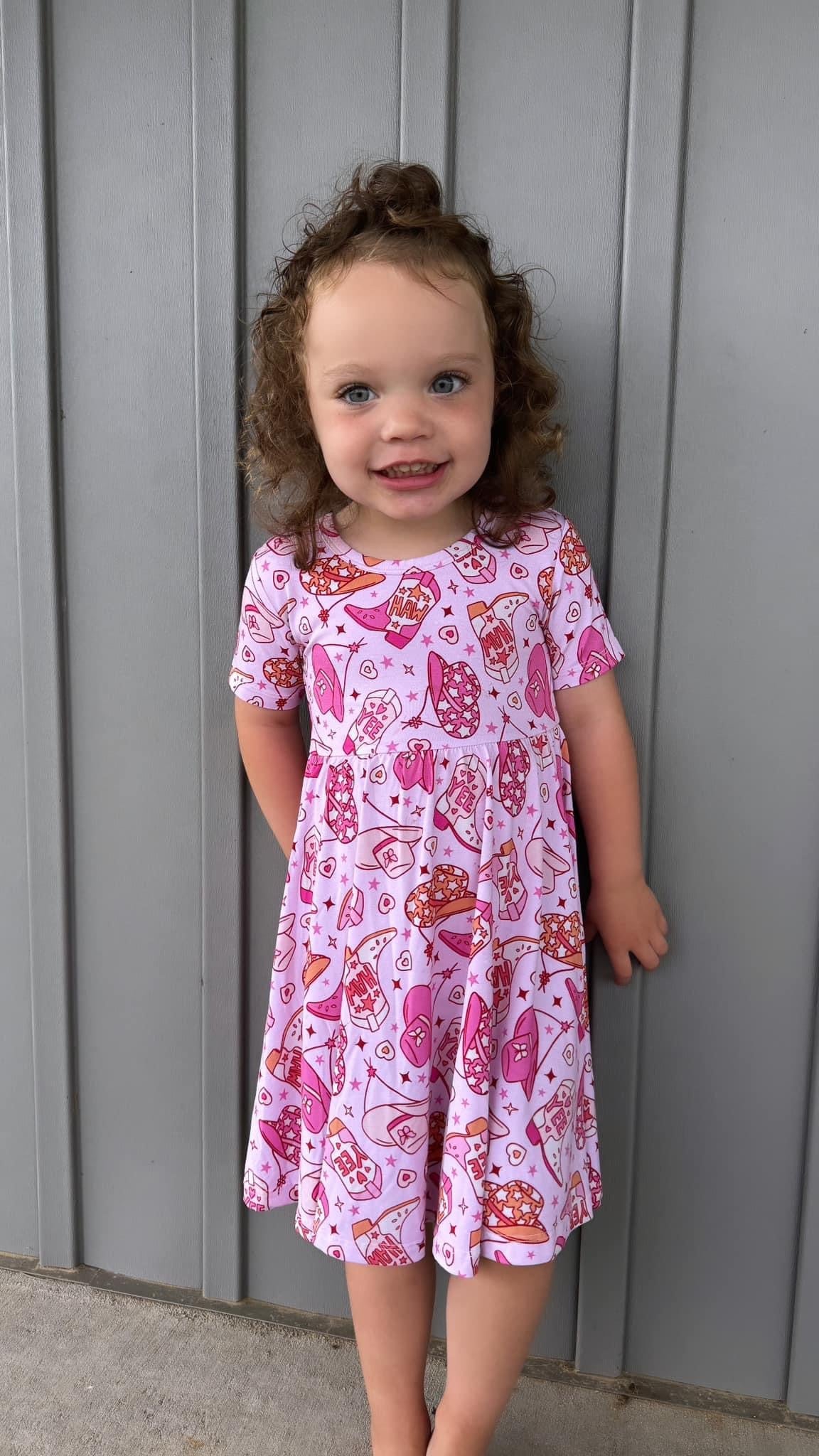 Yee Haw (pink) - Dress