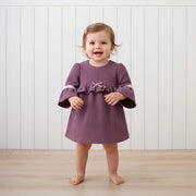 Amethyst Ruffle Bow Dress