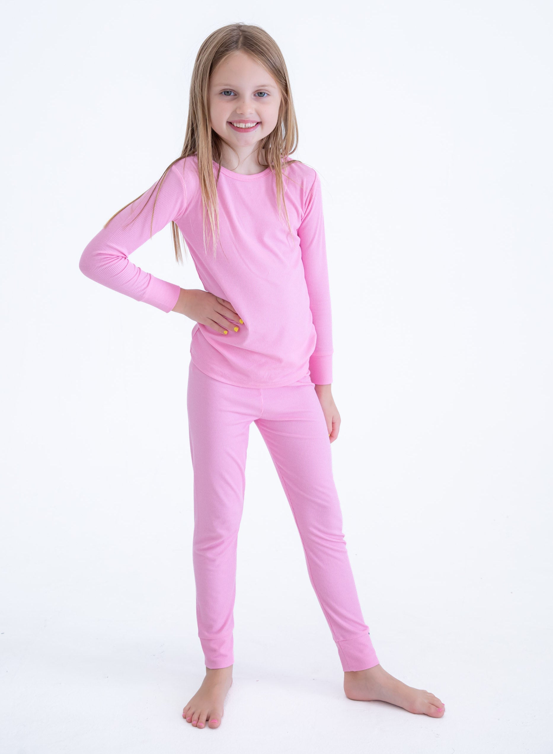 Prism Ribbed 2-piece Pajamas